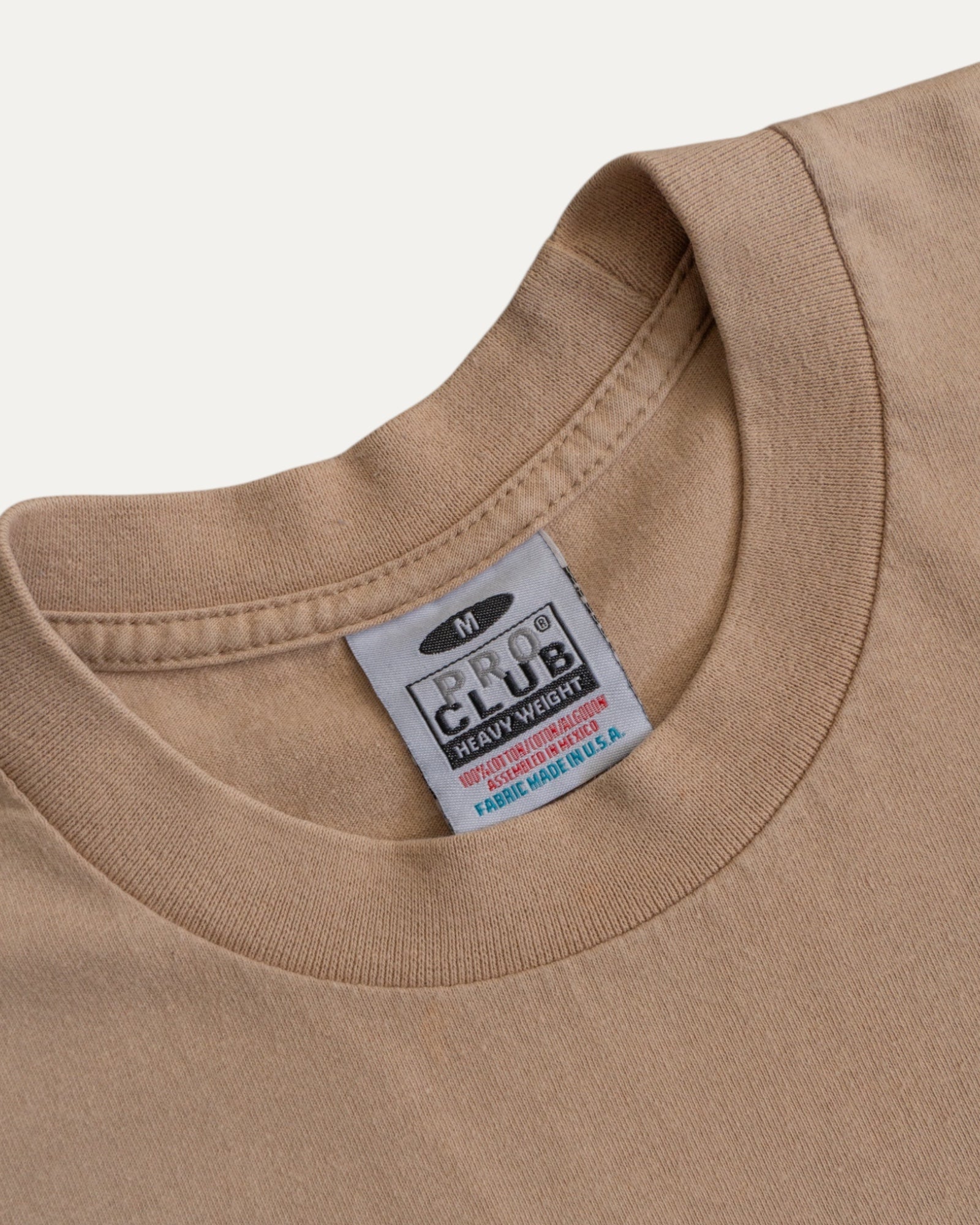 (M) PROCLUB BEIGE TEE