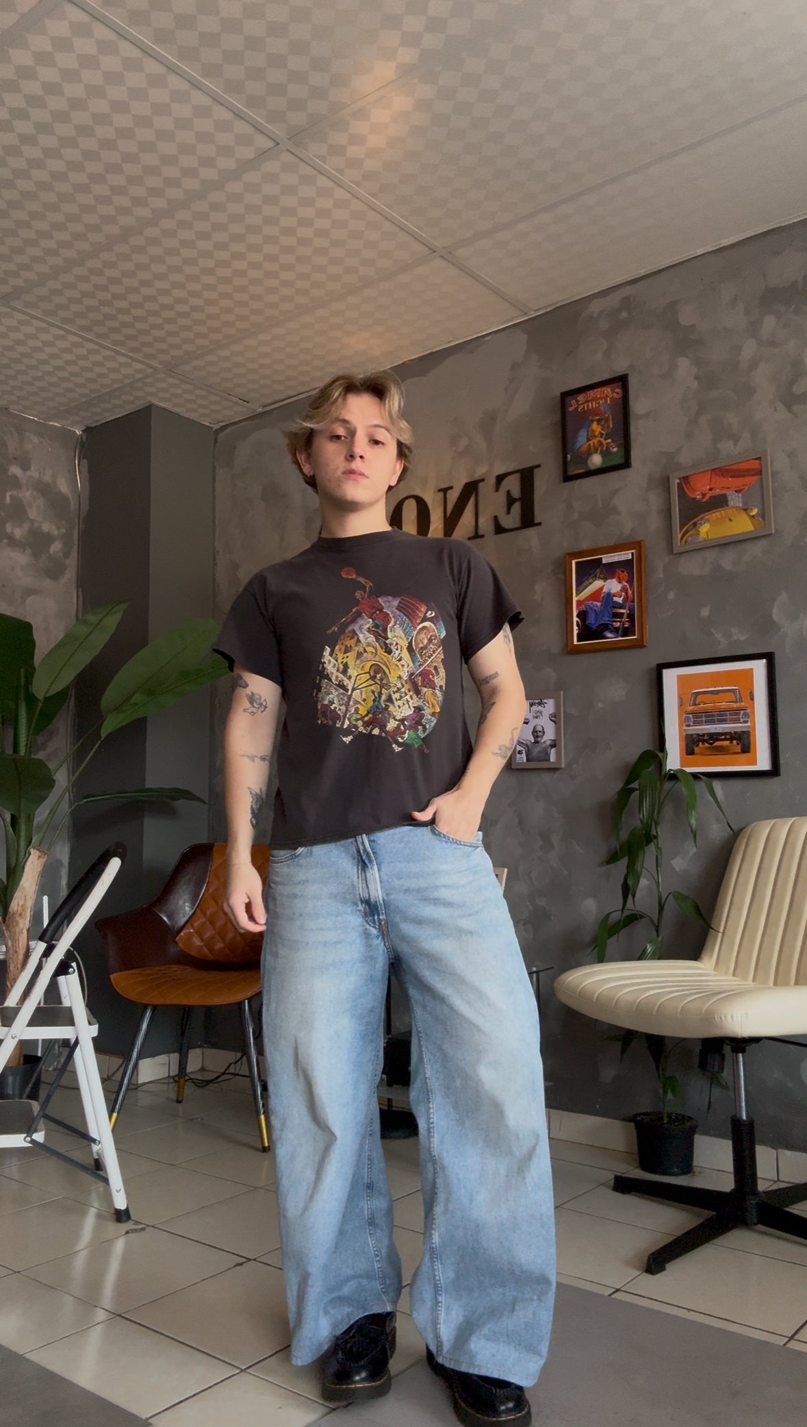 (S-M) 90’S VINTAGE NIKE MICHAEL JORDAN FADED TEE