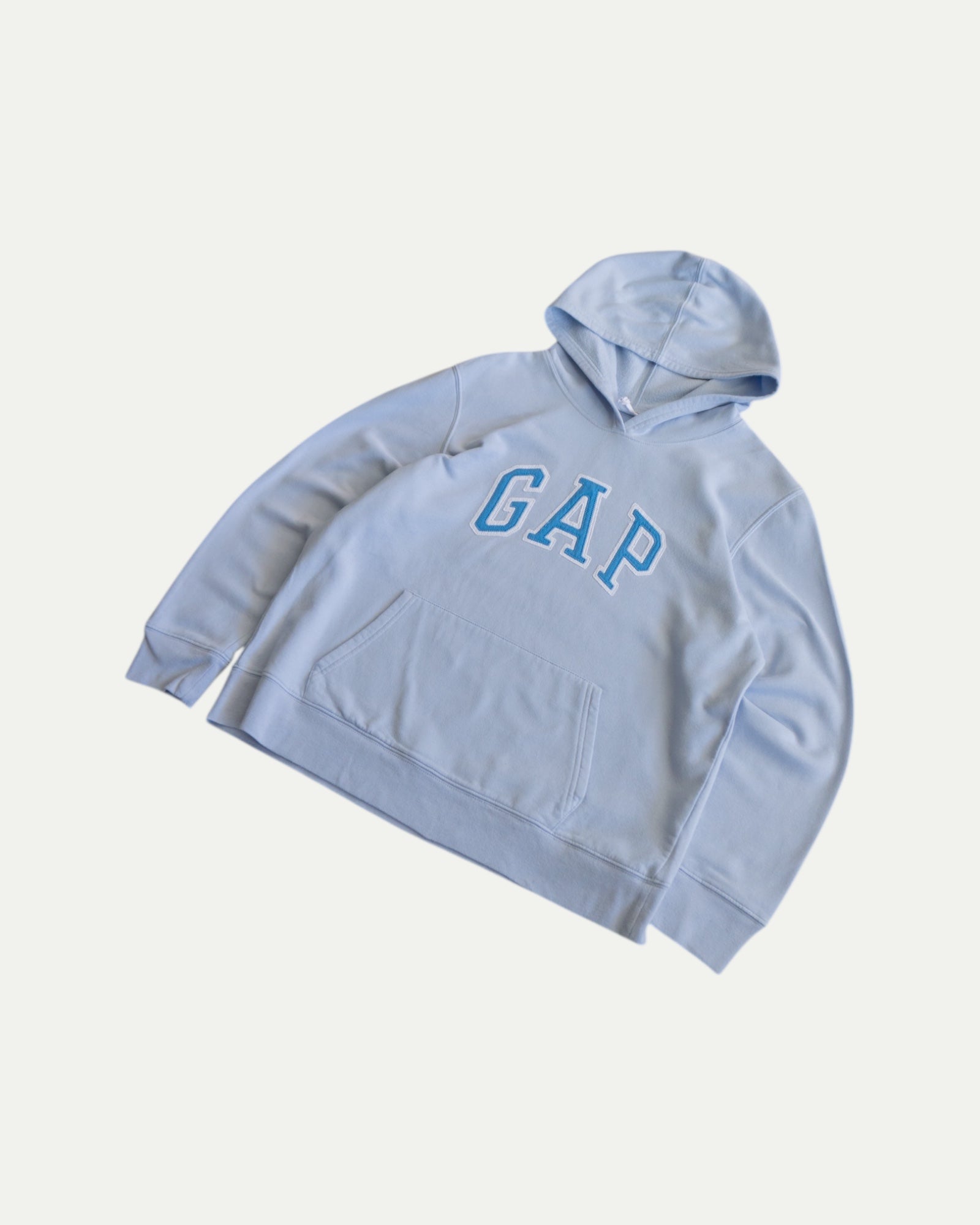 (FIT S) GAP SKY BLUE HOODIE