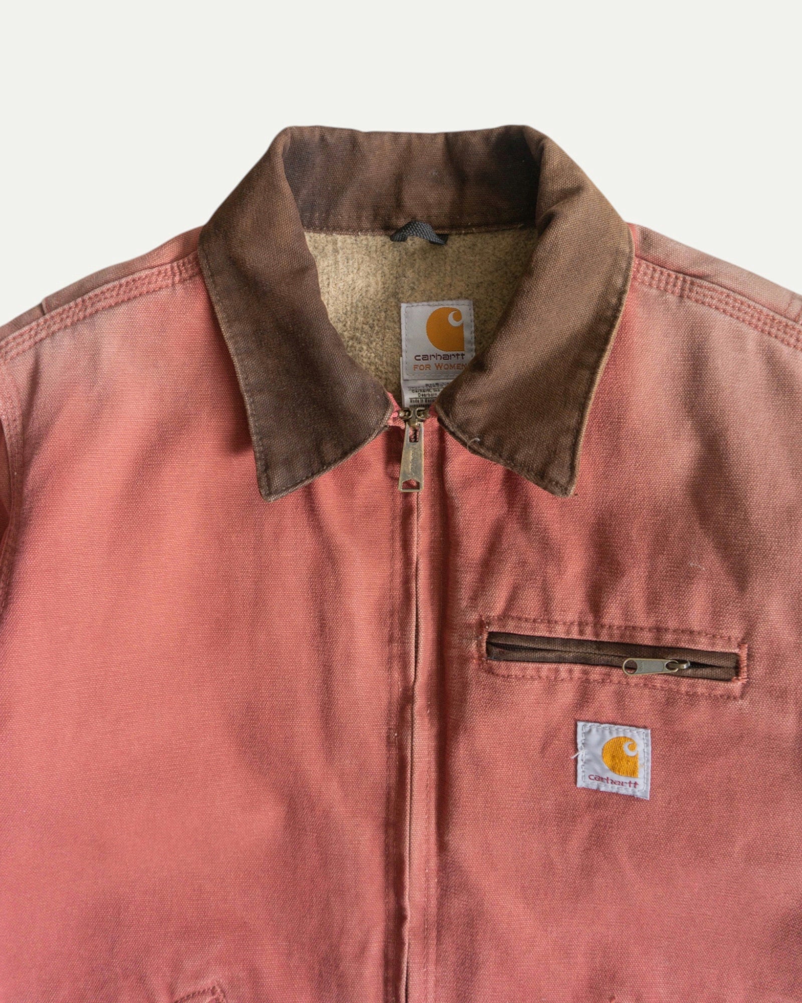 (S-M) 00’S VINTAGE CARHARTT SALMÓN DETROIT JACKET