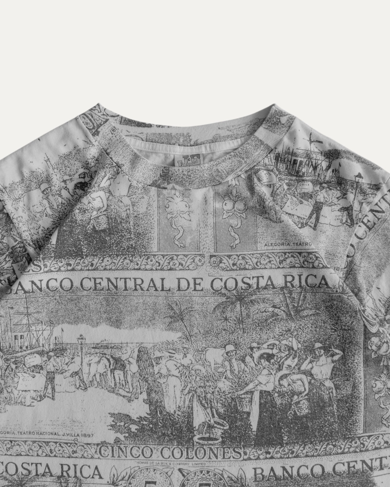 (BOXY L) 90’S VINTAGE COSTA RICA ALL OVER PRINT
