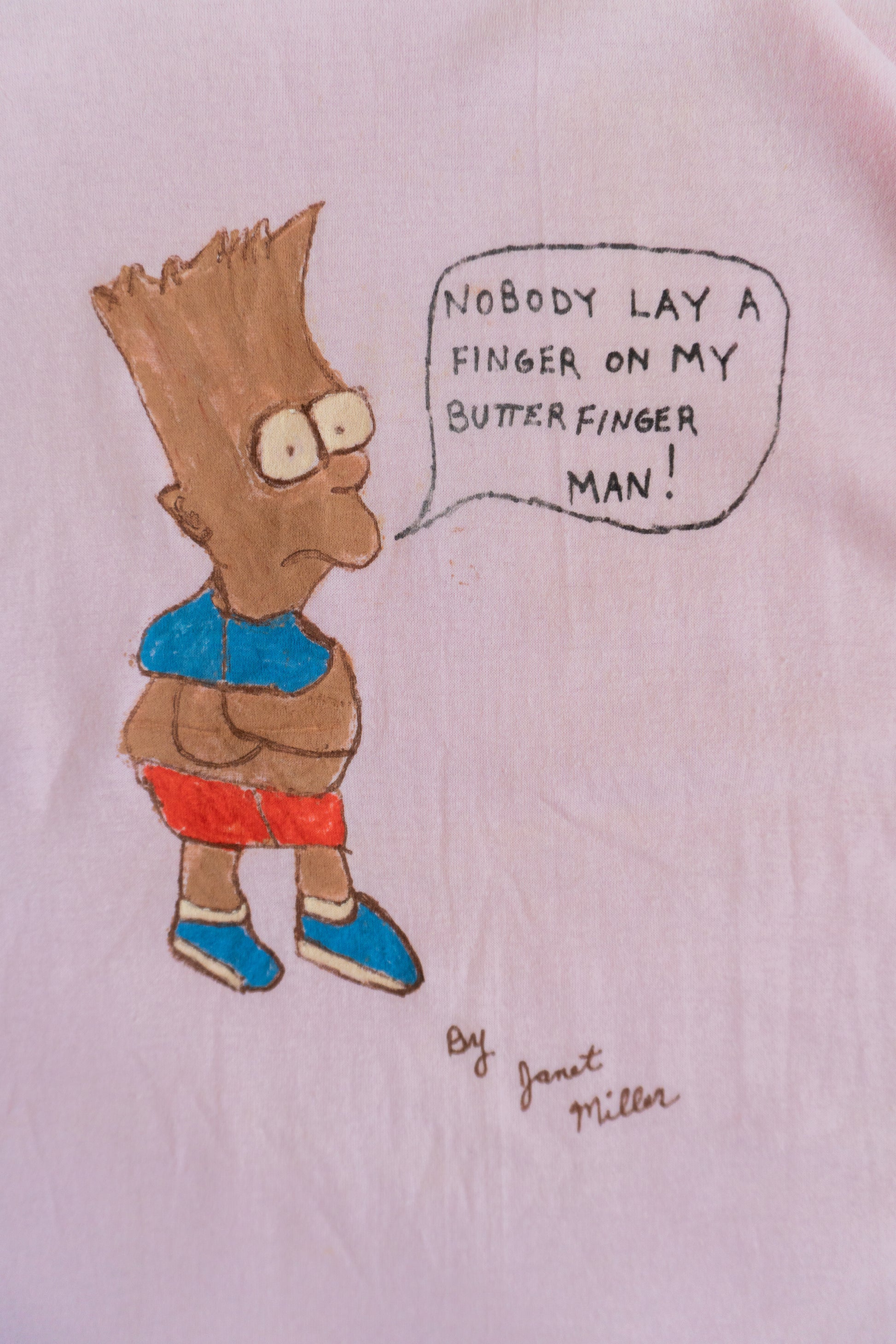 (M) 80’S VINTAGE SIMPONS PAINTER TEE