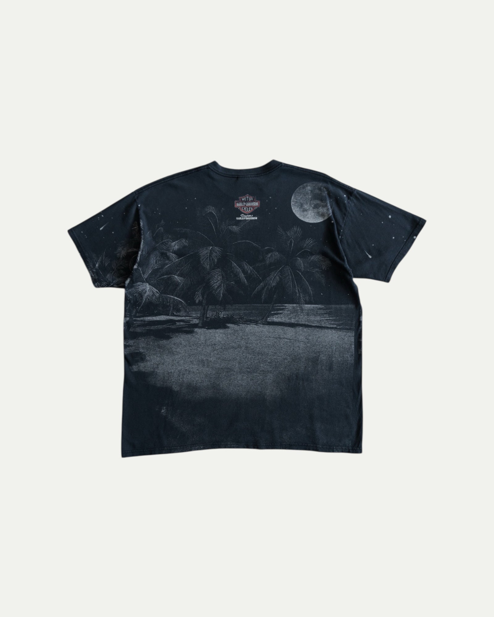 (FIT XL) 2003 VINTAGE HARLEY DAVIDSON BIKE WEEK AOP TEE