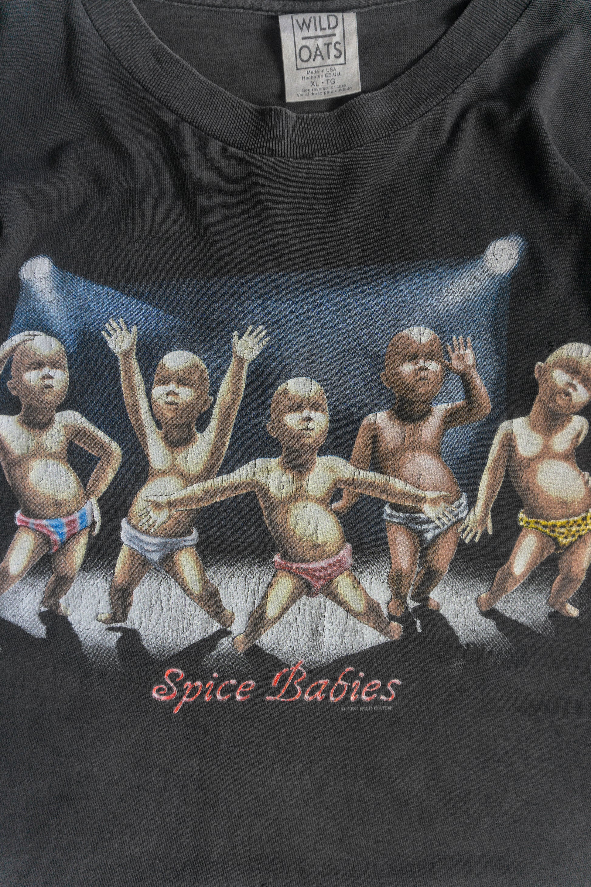 (XL) 90’S VINTAGE SPICE GIRLS SPICE BABIES CONCERT TEE