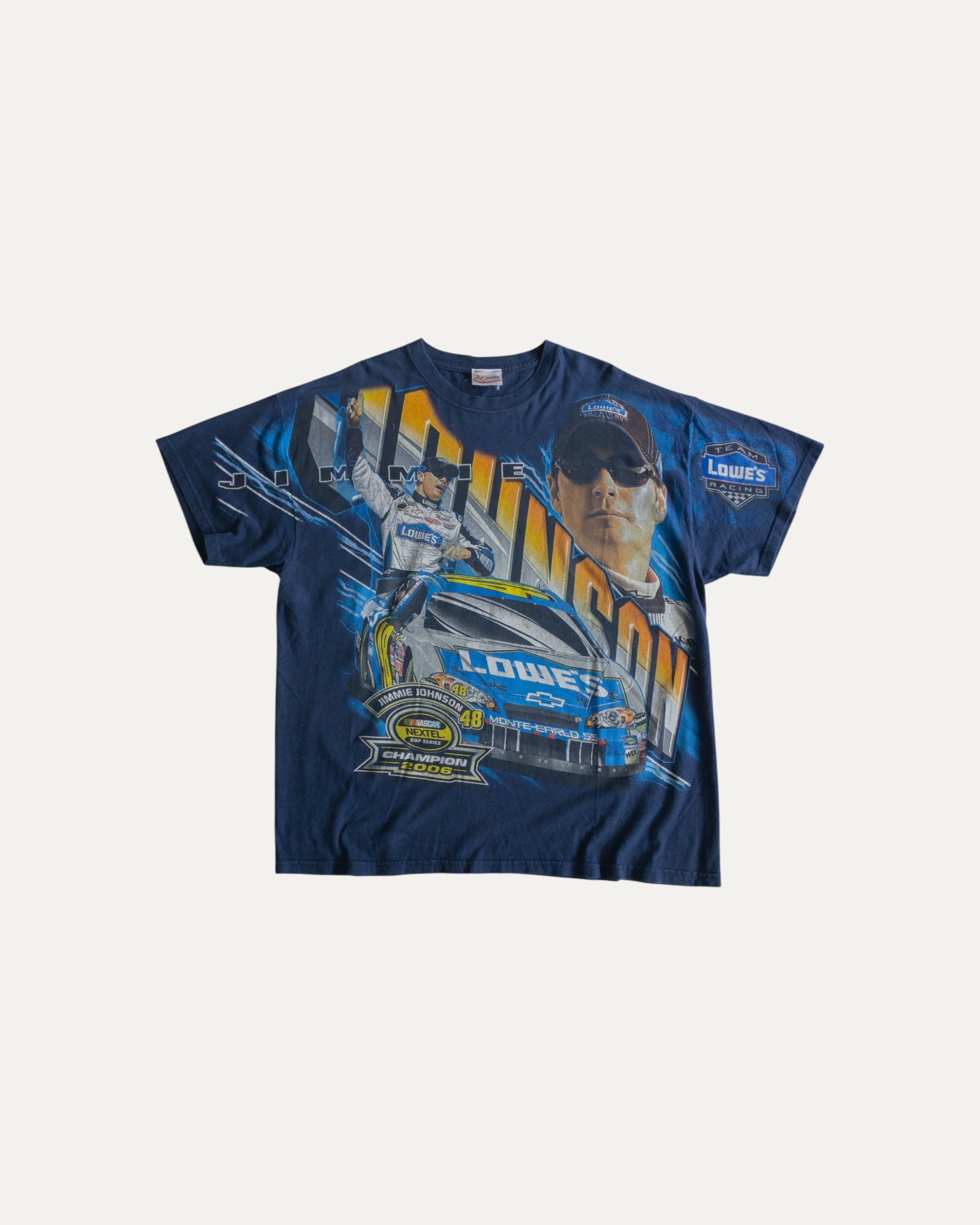(XL) 2006 NASCAR JIMMIE JOHNSON RACING AOP TEE