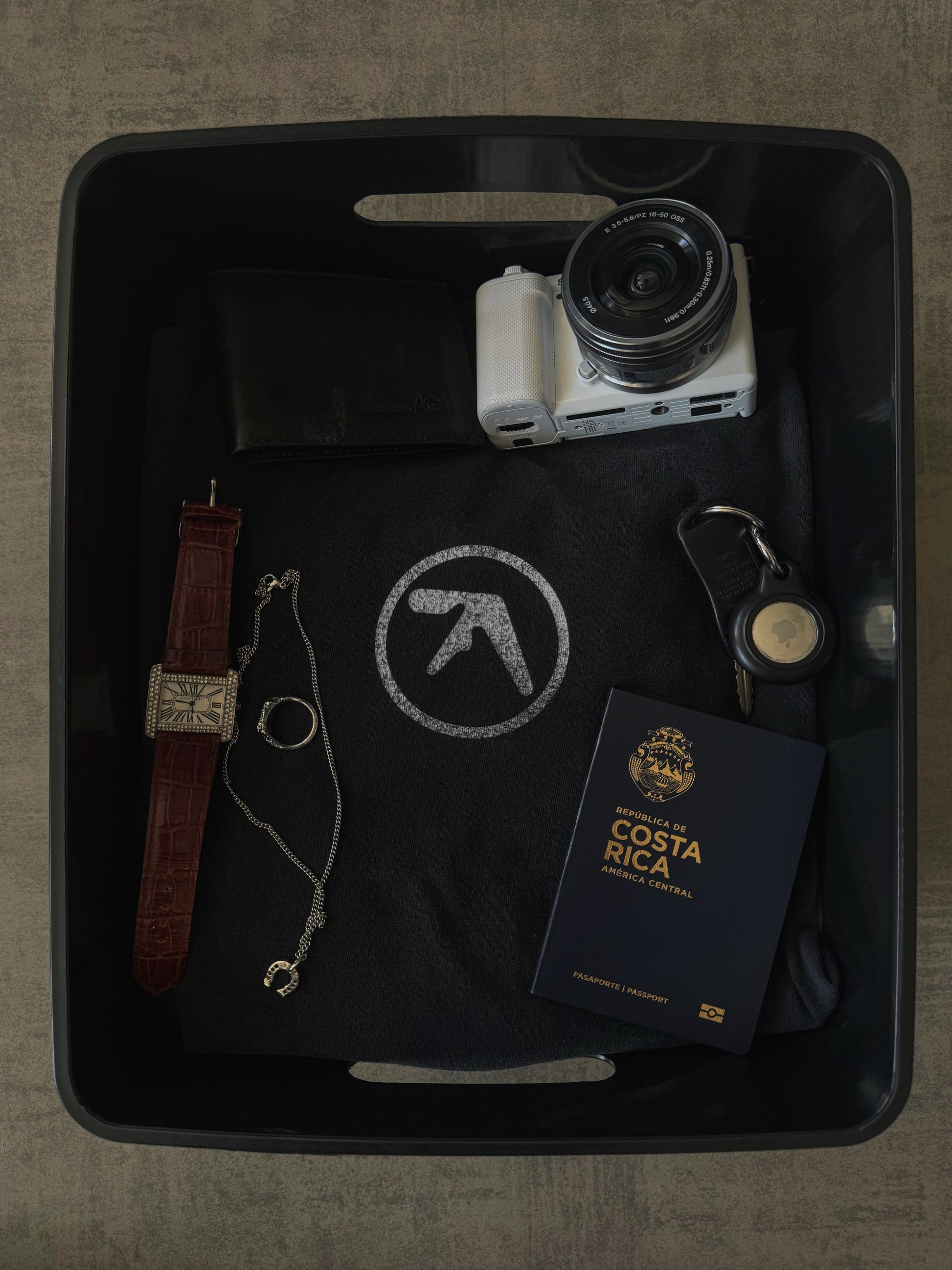 (M) APHEX TWIN FADED BAND TEE