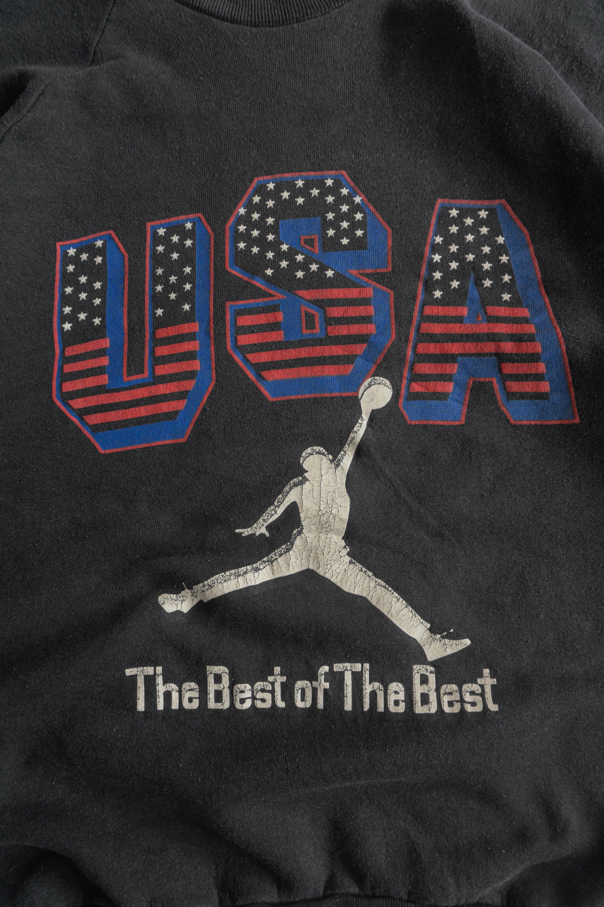 (BOXY L) 90’S VINTAGE JORDAN USA CREWNECK