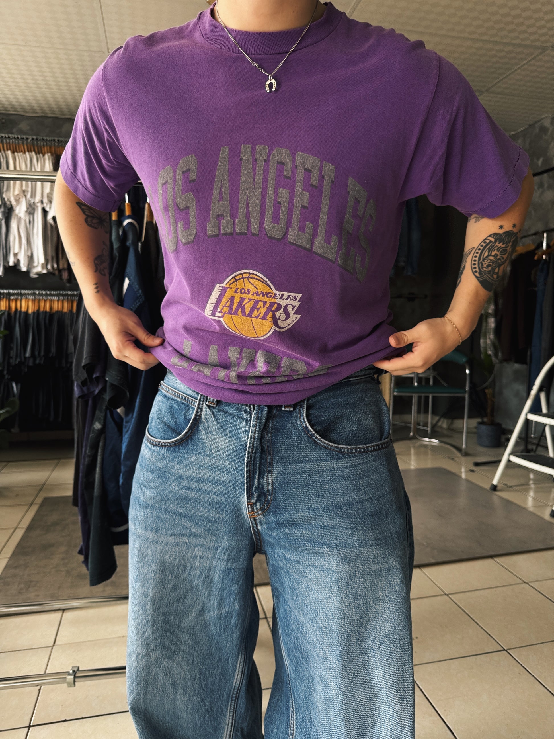 (M) VINTAGE LAKERS TEE