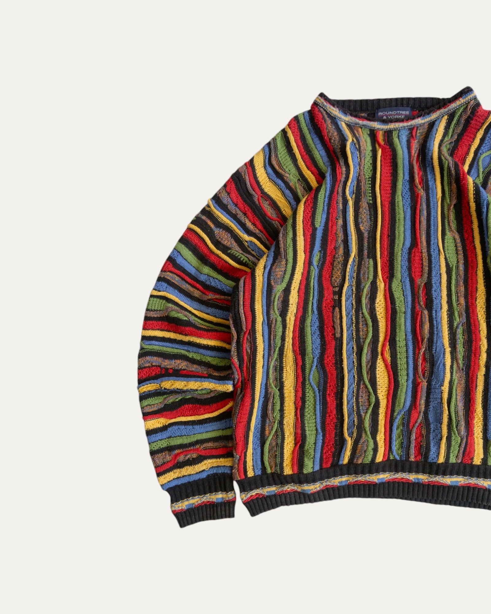 (M) 90’S VINTAGE ROUNDTREE TYPE COOGI SWEATER