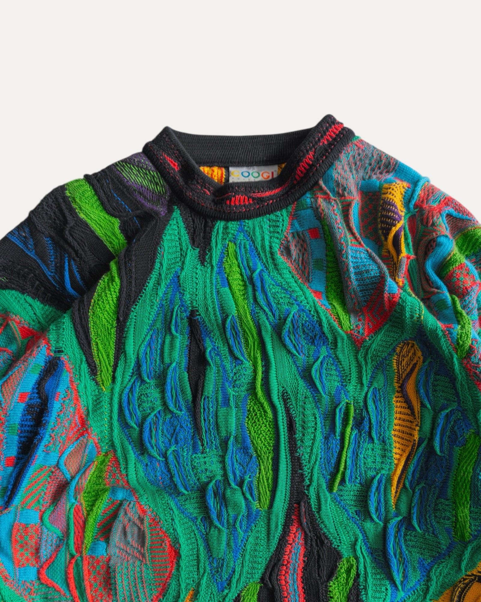 (M) 90’S VINTAGE COOGI 3D RARE SWEATER