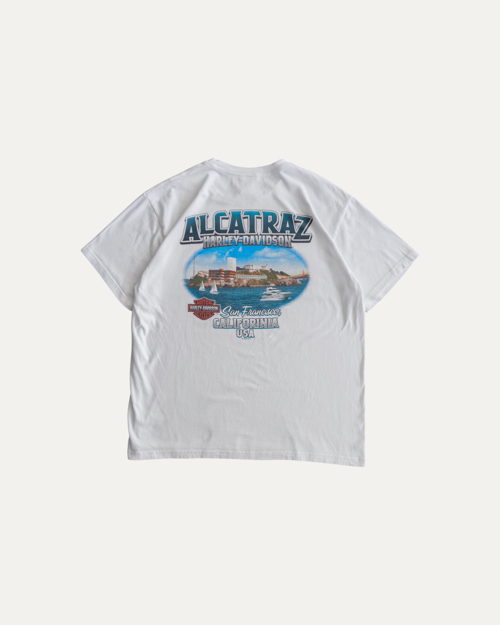 (XL) HARLEY DAVIDSON ALCATRAZ CALIFORNIA TEE