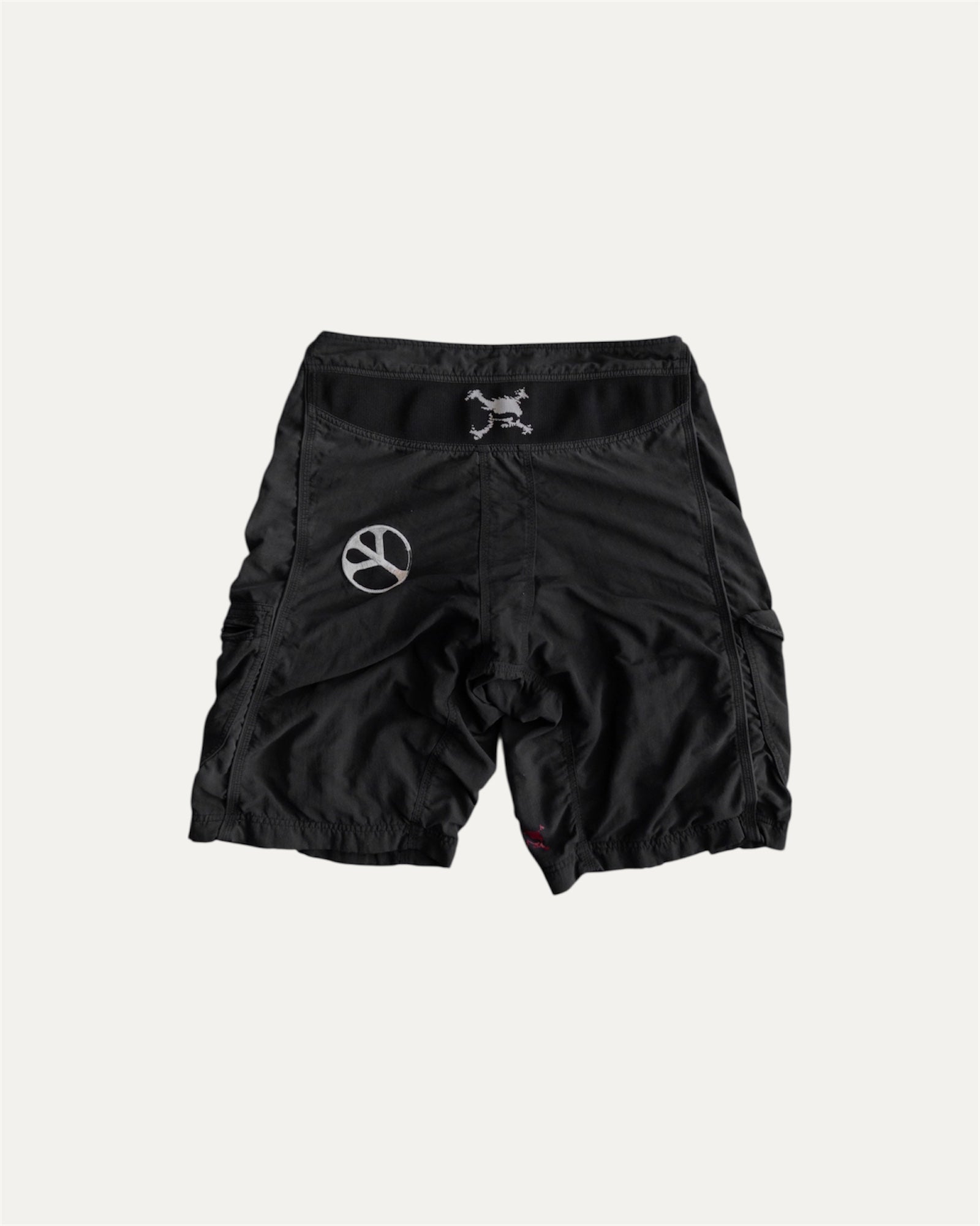 90’S VINTAGE AMAZING OAKLEY SKULL CARGO SHORT - 34