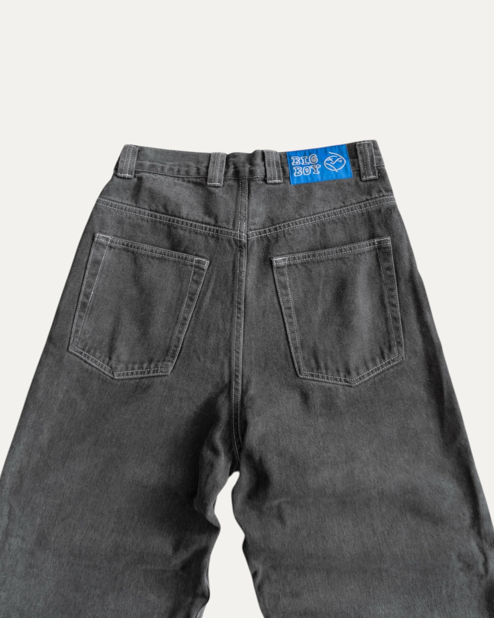 BIG BOY SILVER BLACK FADED PANTS - 30x34