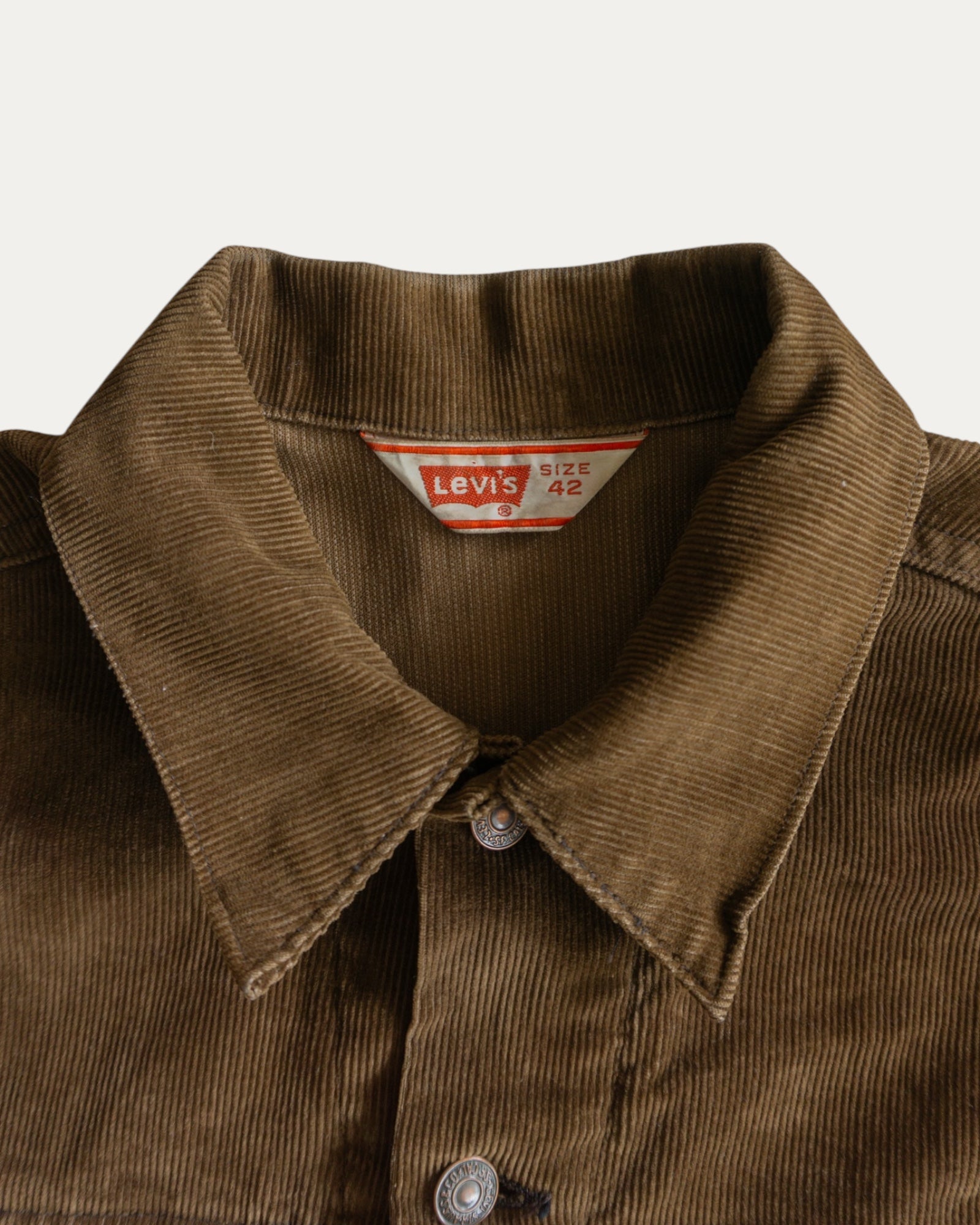 (M) 70’S VINTAGE LEVIS CORDUROY 7505 TYPE 3 TRUCKER JACKET