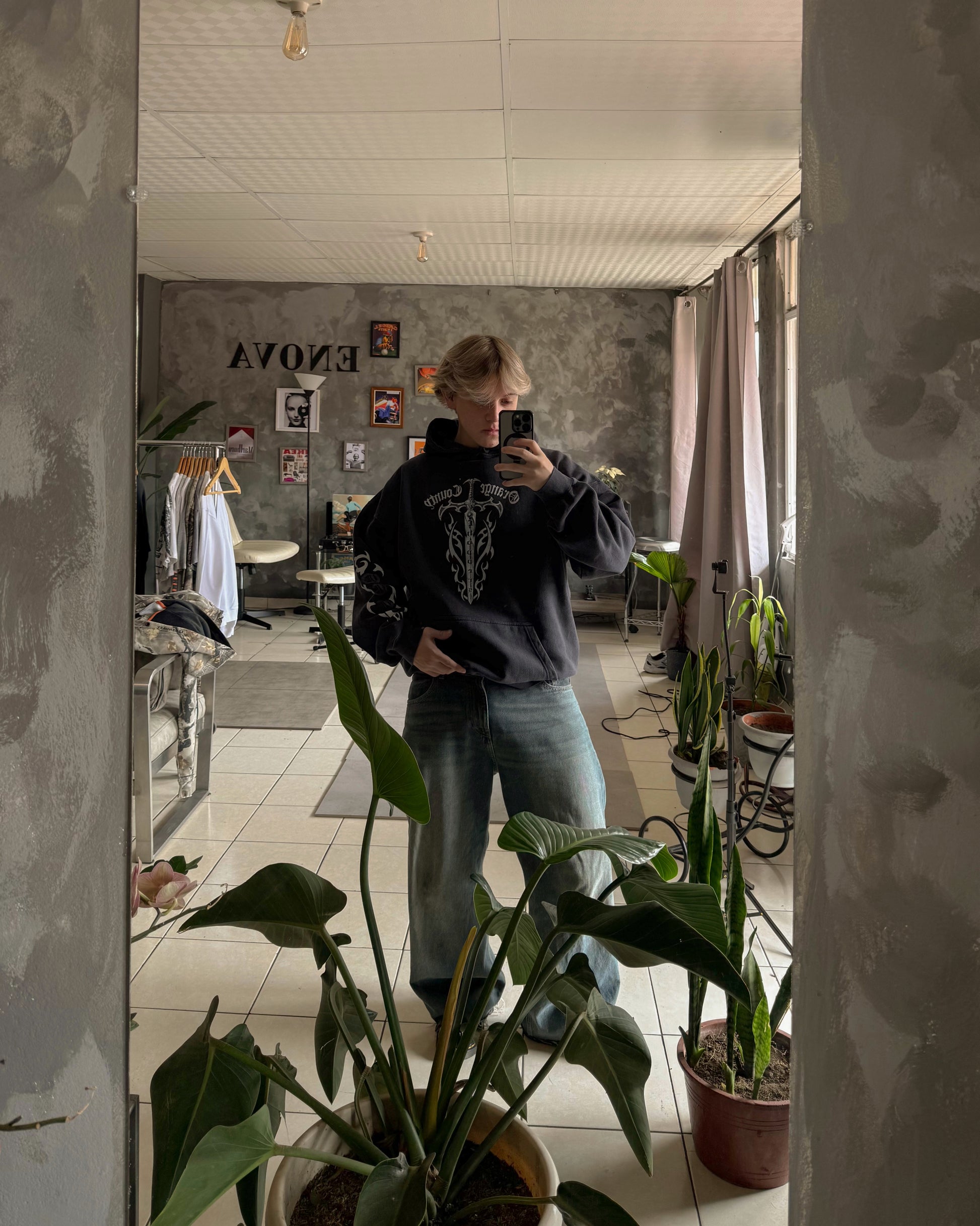 (BOXY L) VINTAGE CHOPPERS HOODIE