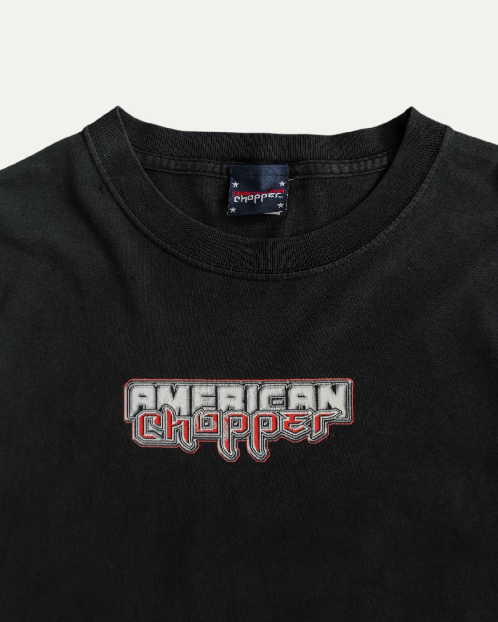 (L) VINTAGE CHOPPER FIREBIKE FADED TEE