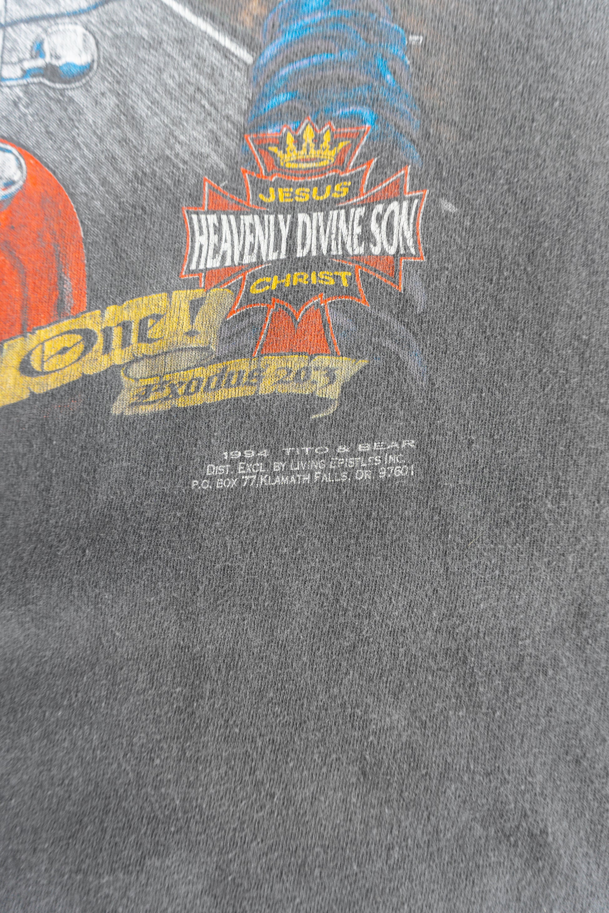 (L) 90’S VINTAGE RELIGIOUS HEAVENLY DIVINE SON FADED TEE