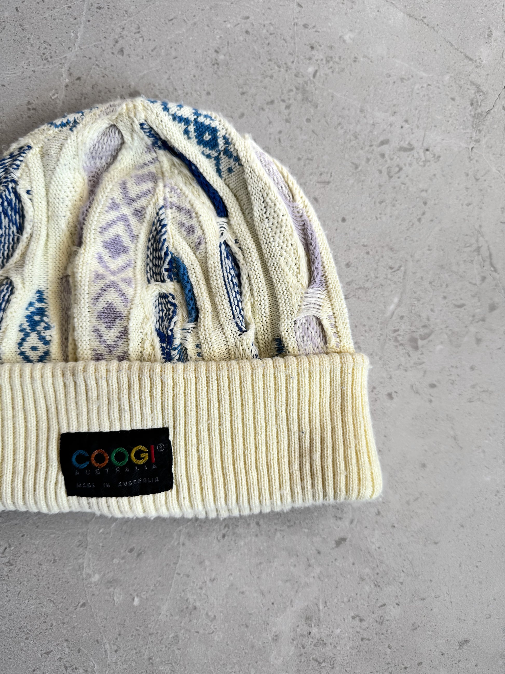 VINTAGE COOGI 3D COTTON KNITTED HAT