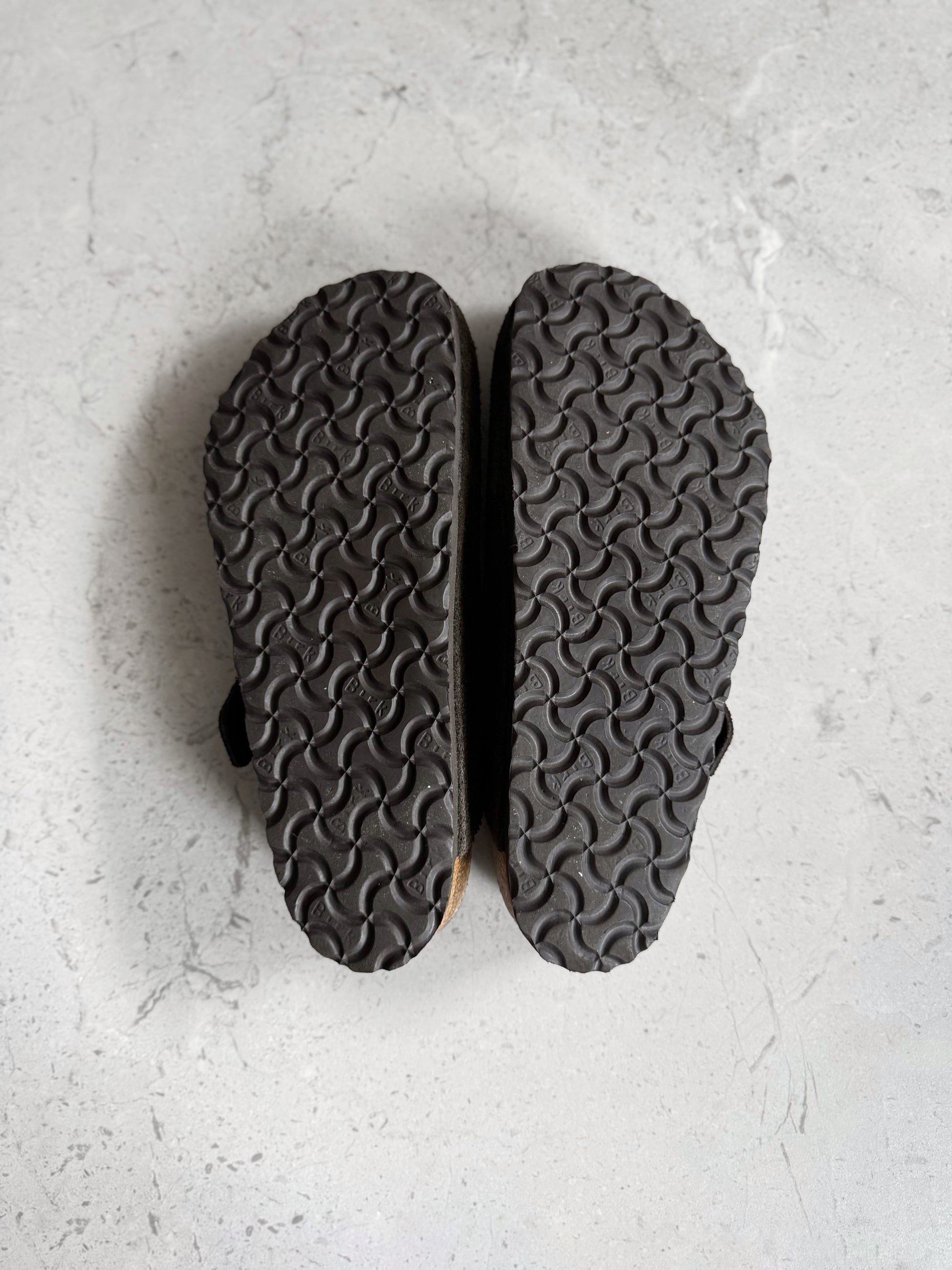BIRKENSTOCK BOSTON MOCCA SUEDE LEATHER