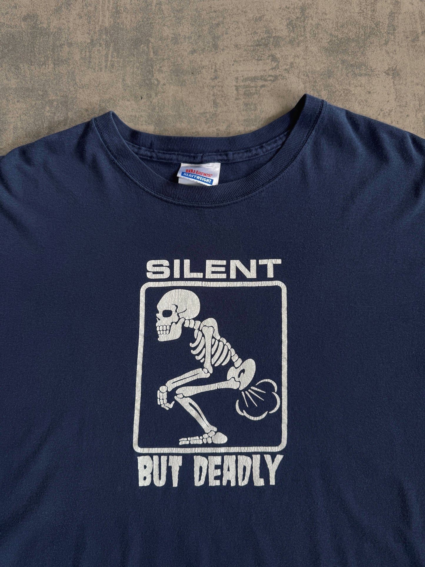 (FIT XL) 90’S VINTAGE “SILENT, BUT DEADLY” TEE