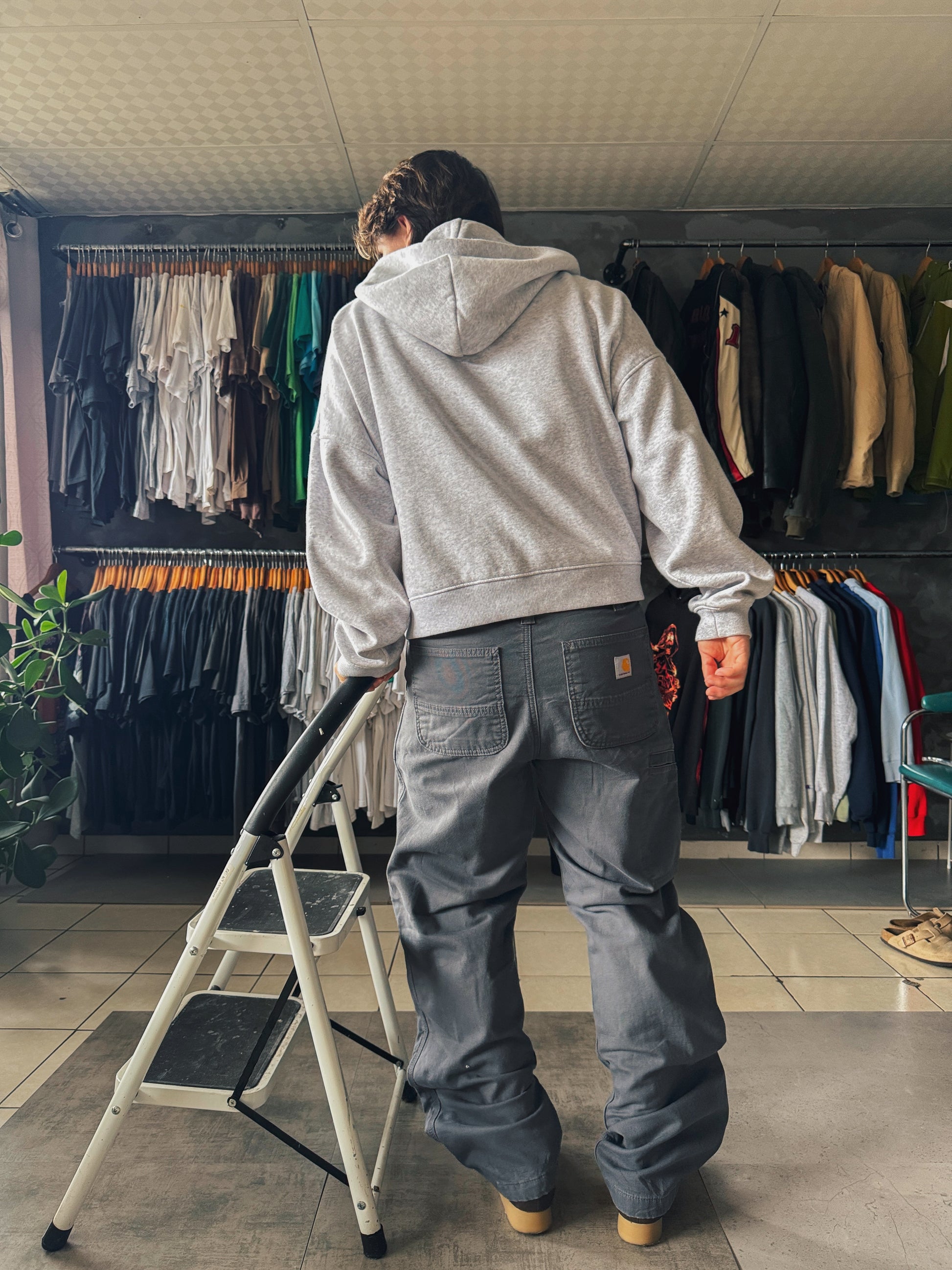 CARHARTT GRAY PANTS - 34x32