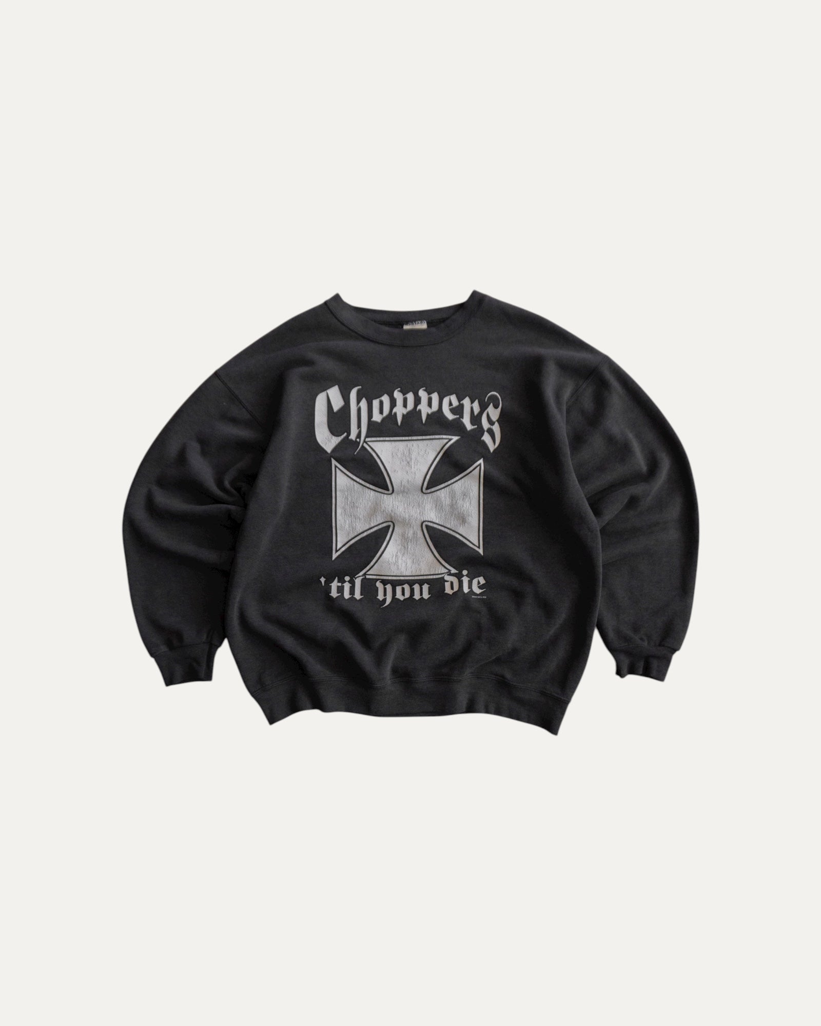 (L) 00’S VINTAGE CHOPPERS CREWNECK