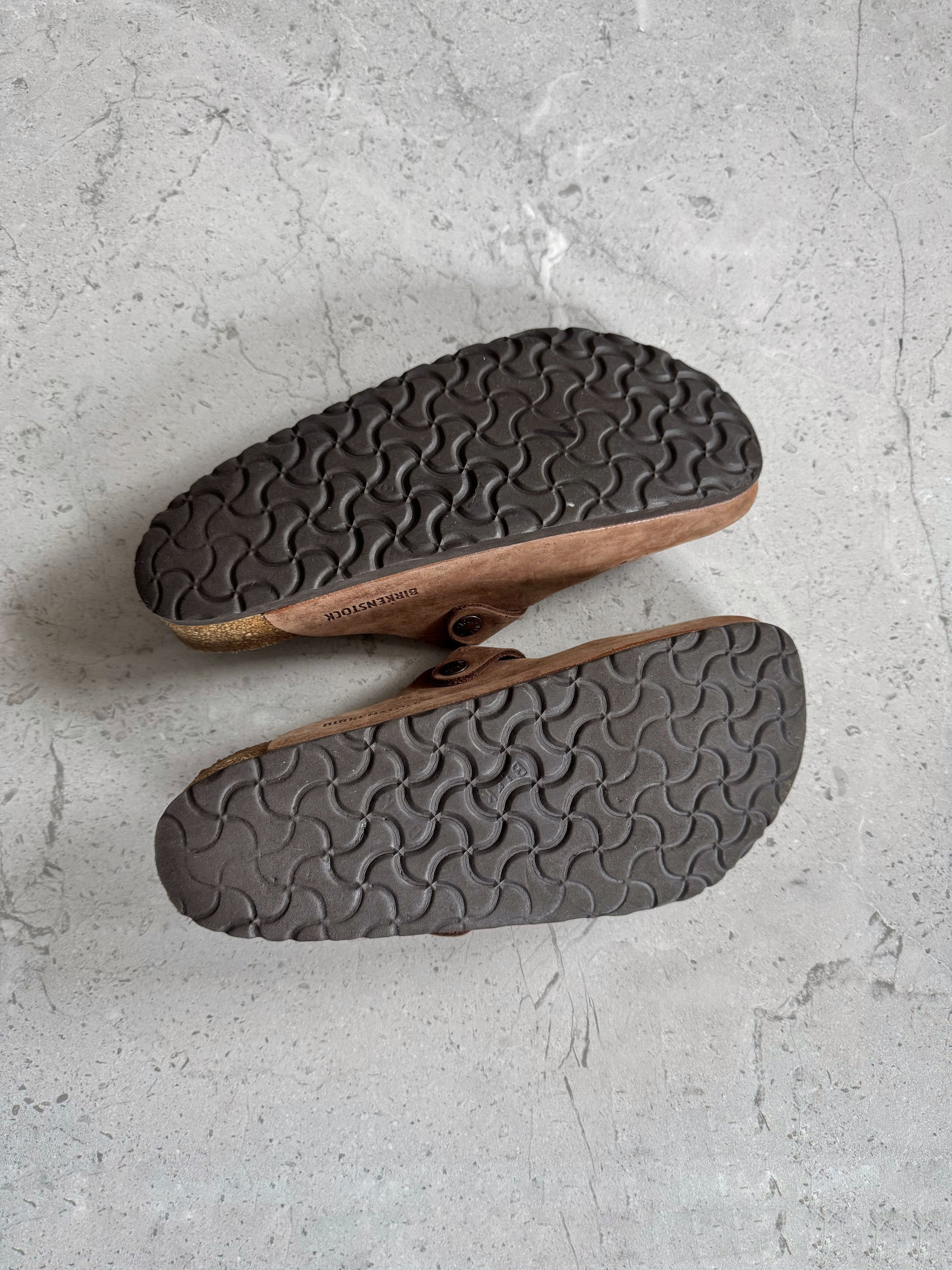 BIRKENSTOCK BOSTON TOBACCO BROWN LEATHER