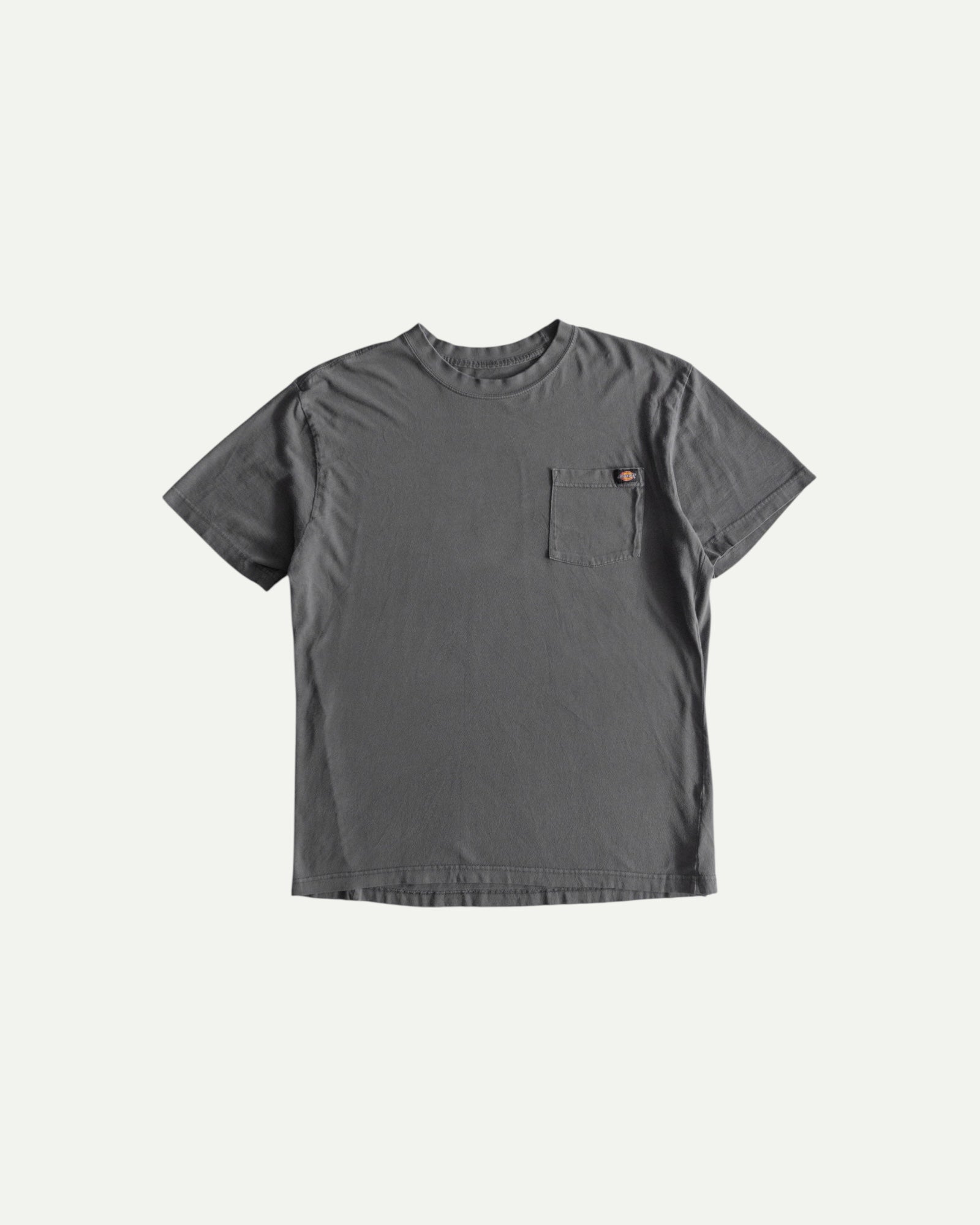 (L) DICKIES GRAY BLANK POCKET TEE