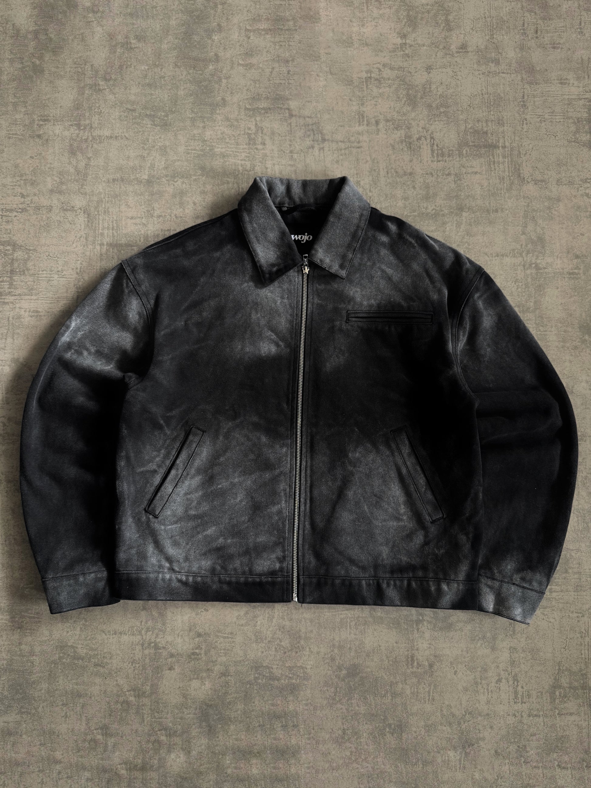 (M) WOJO STUDIO AMAZING FADED DETROIT JACKET