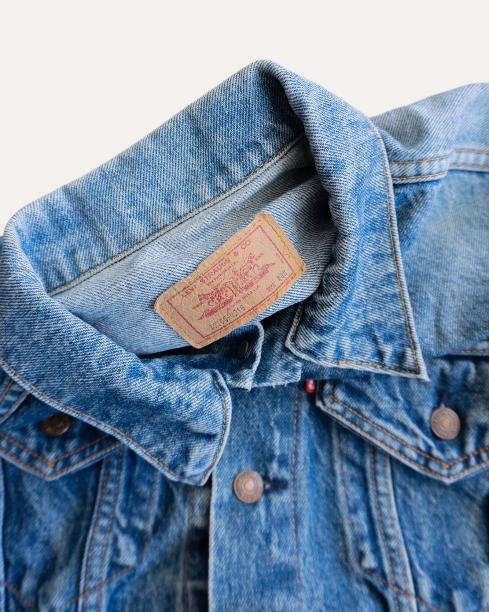 (M) 1980’S VINTAGE DENIM JACKET