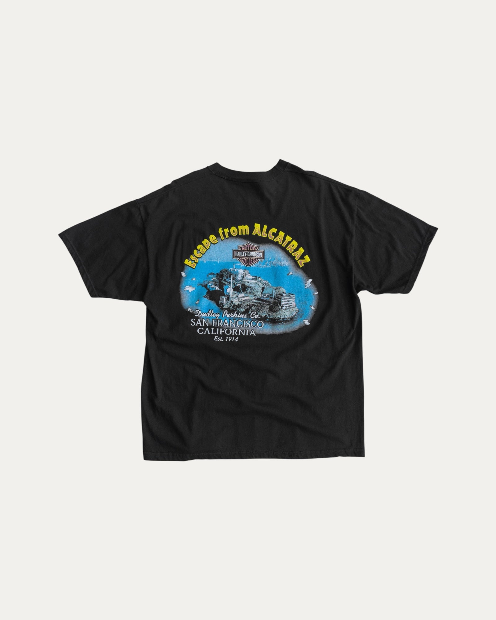 (XL) HARLEY DAVIDSON ESCAPE FROM ALCATRAZ TEE
