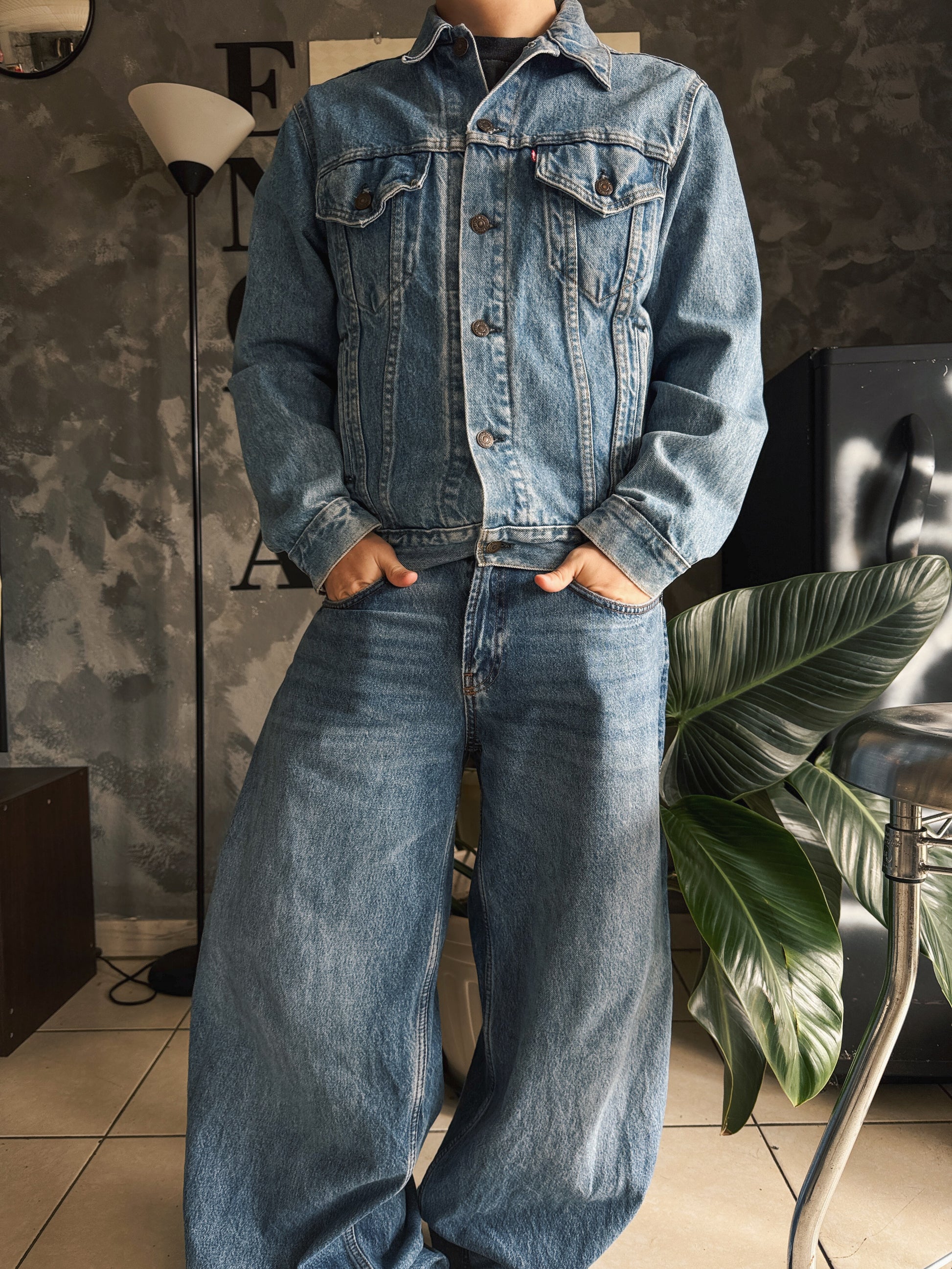 (M) 1980’S VINTAGE LEVIS DENIM TRUCKER JACKET