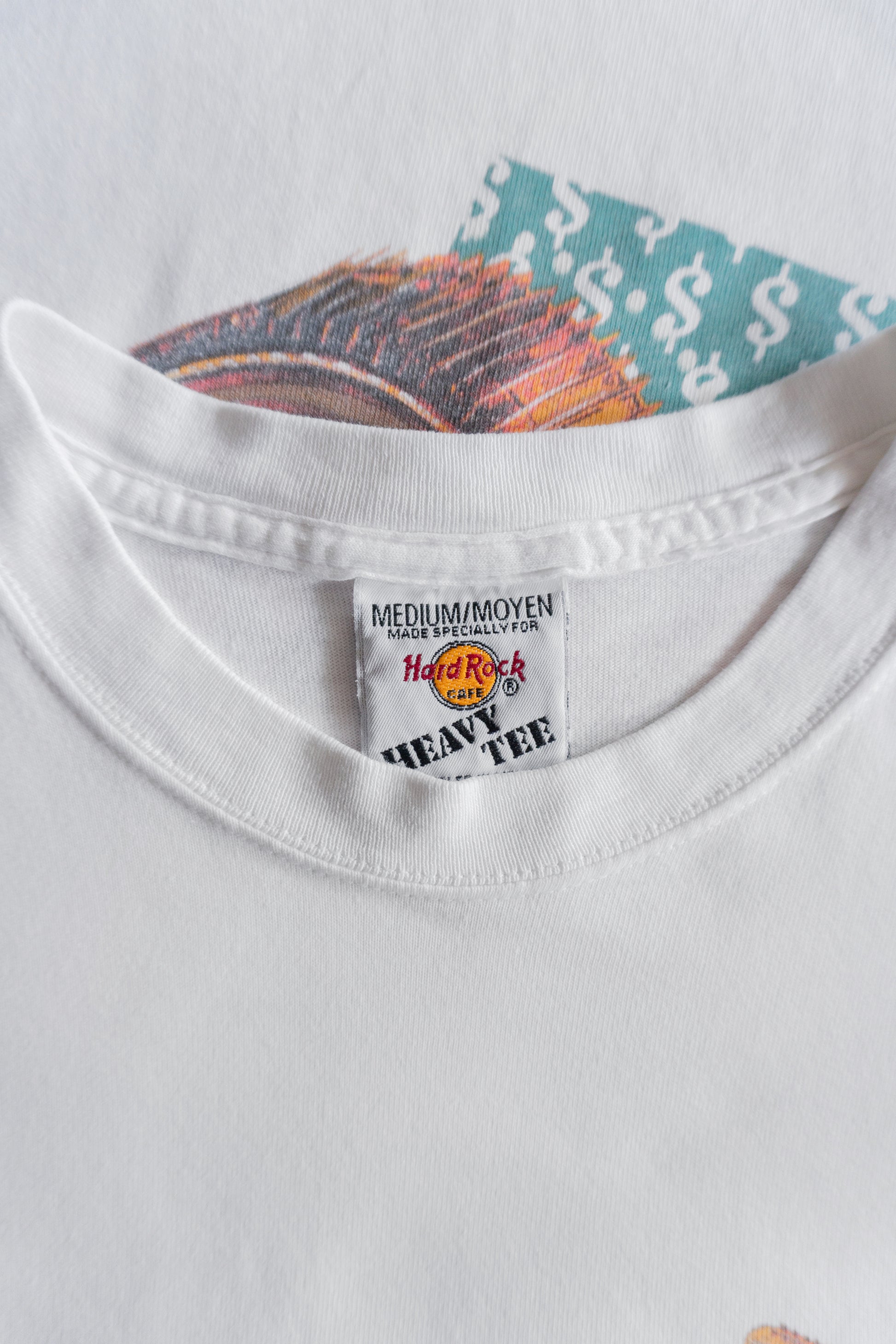 (FIT S) VINTAGE HARD ROCK GUITAR TEE