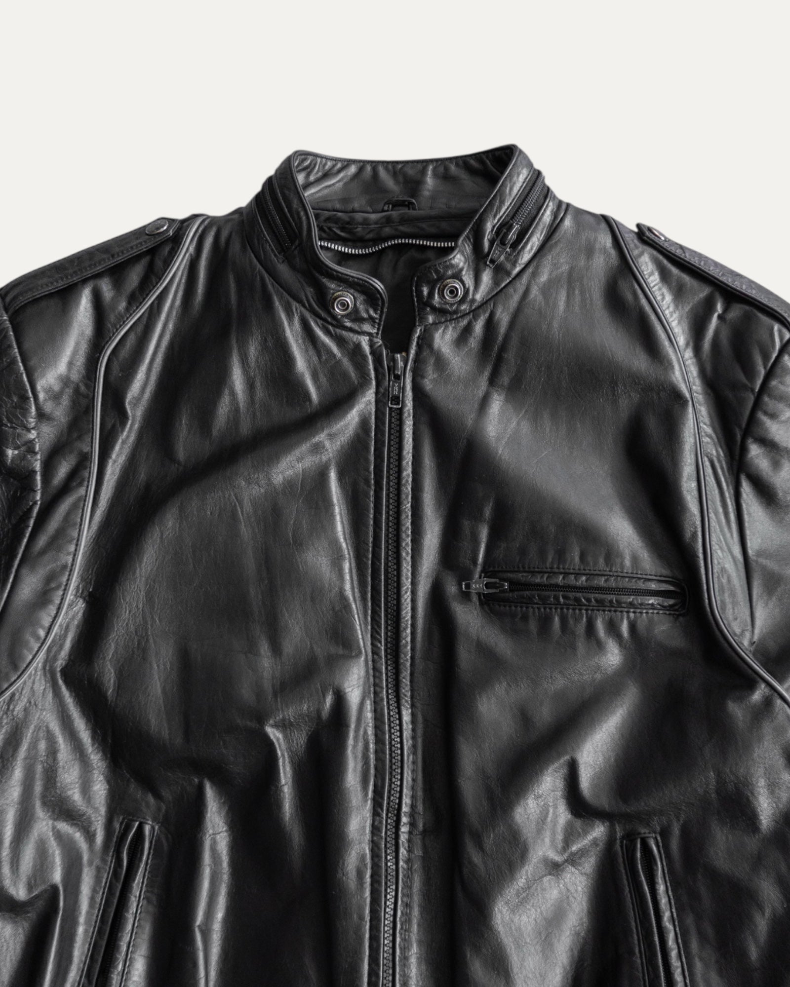 (M) VINTAGE AMAZING BOMBER FLYER LEATHER JACKET