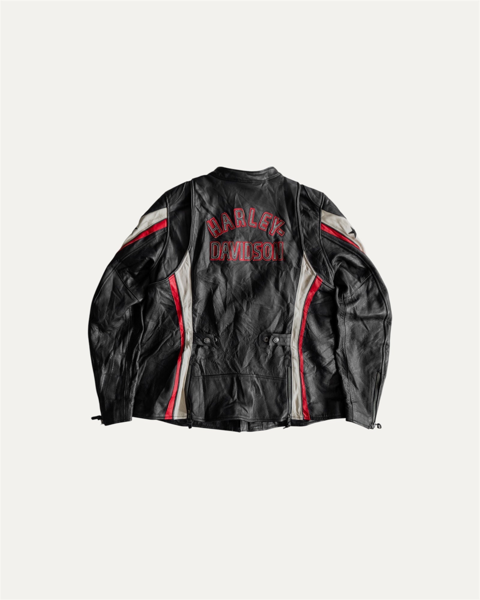 (L) VINTAGE HARLEY DAVIDSON LEATHER JACKET