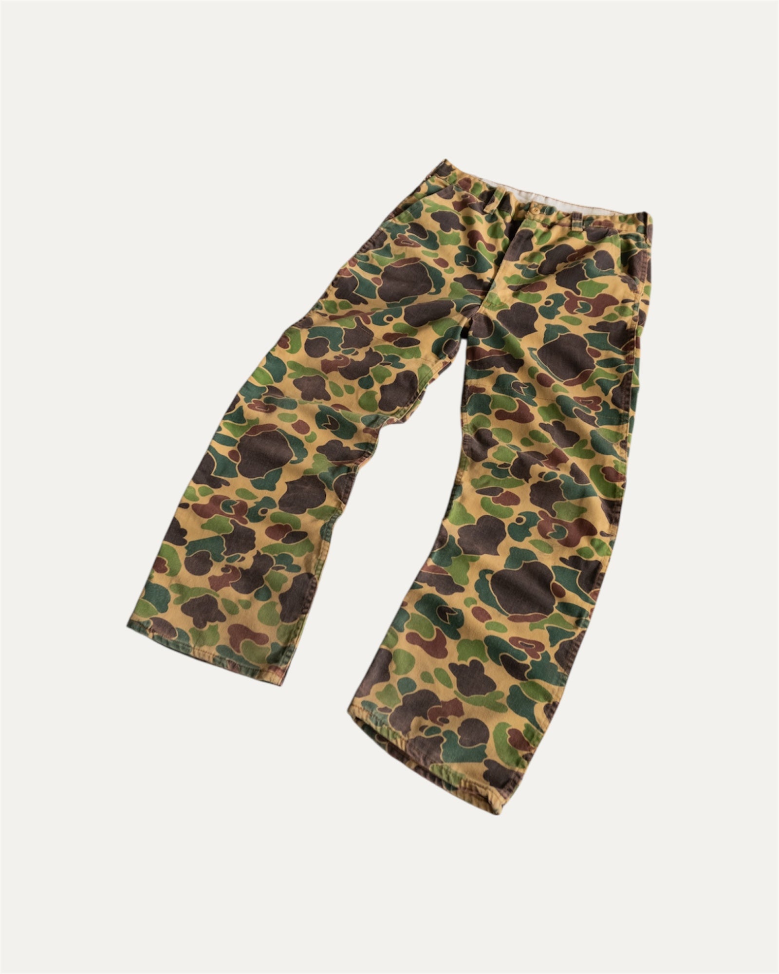 VINTAGE CAMO BAGGY PANTS - 32x32