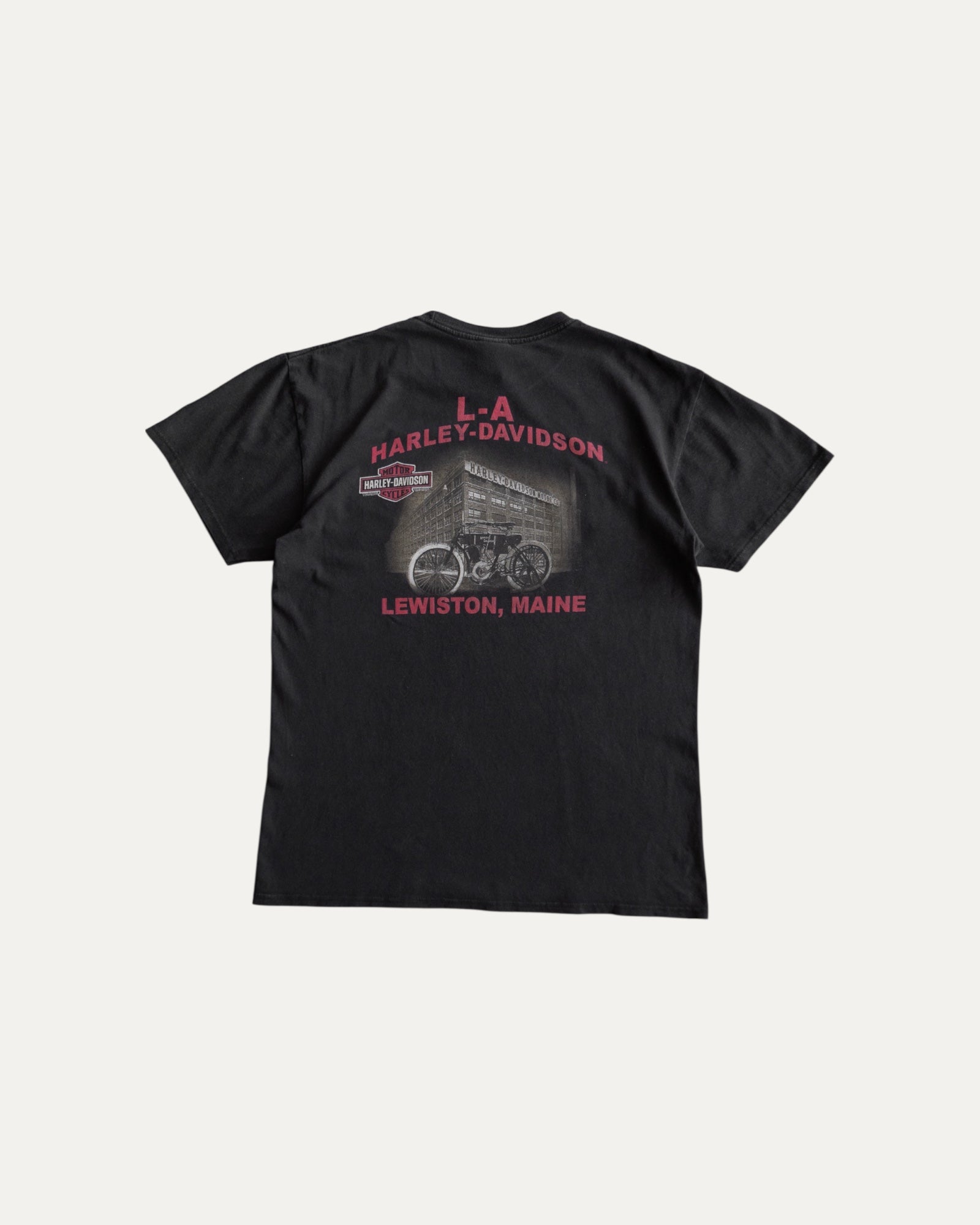 (L) HARLEY DAVIDSON LEWISTON, MAINE TEE