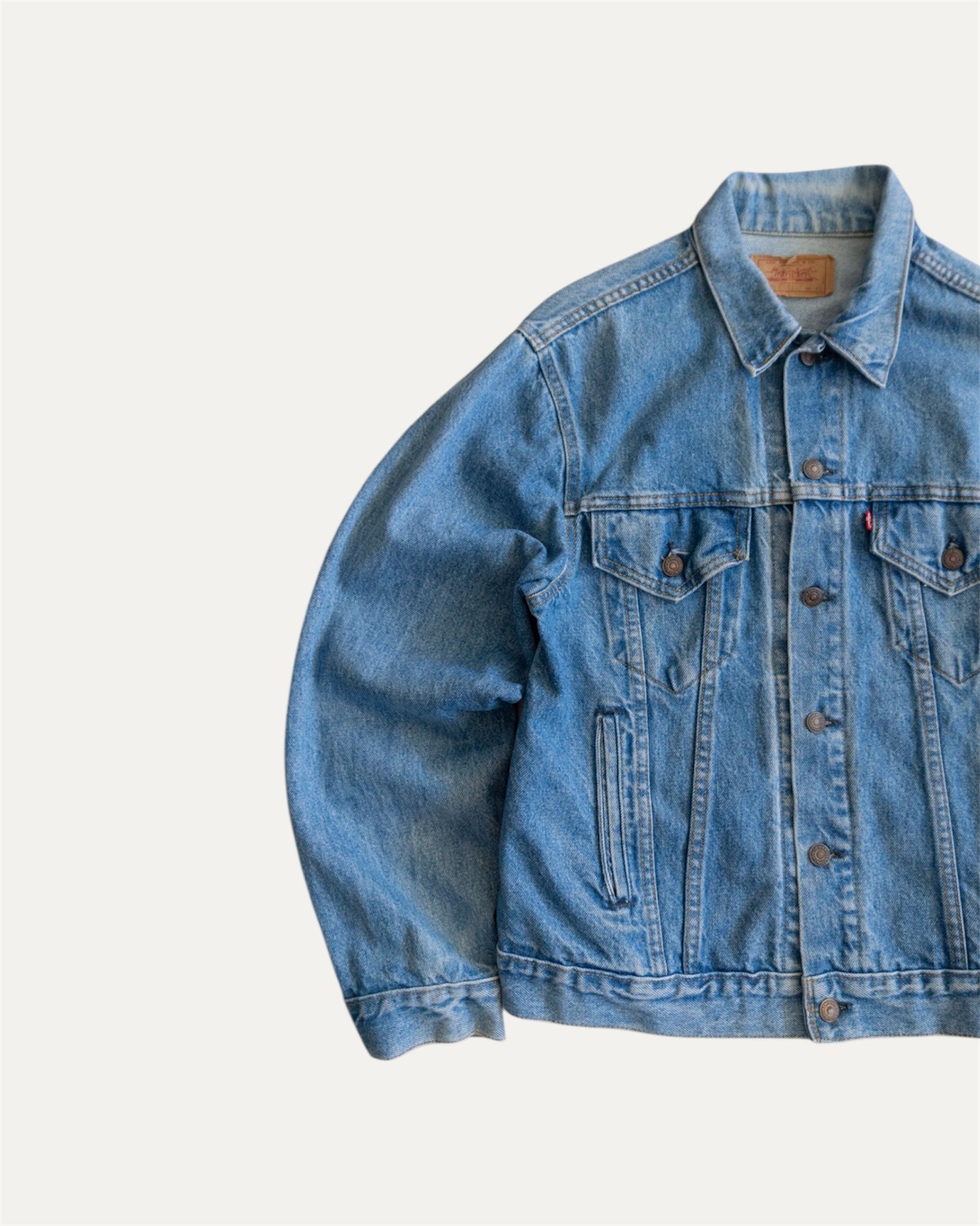 (M) 1980’S VINTAGE LEVIS DENIM TRUCKER JACKET
