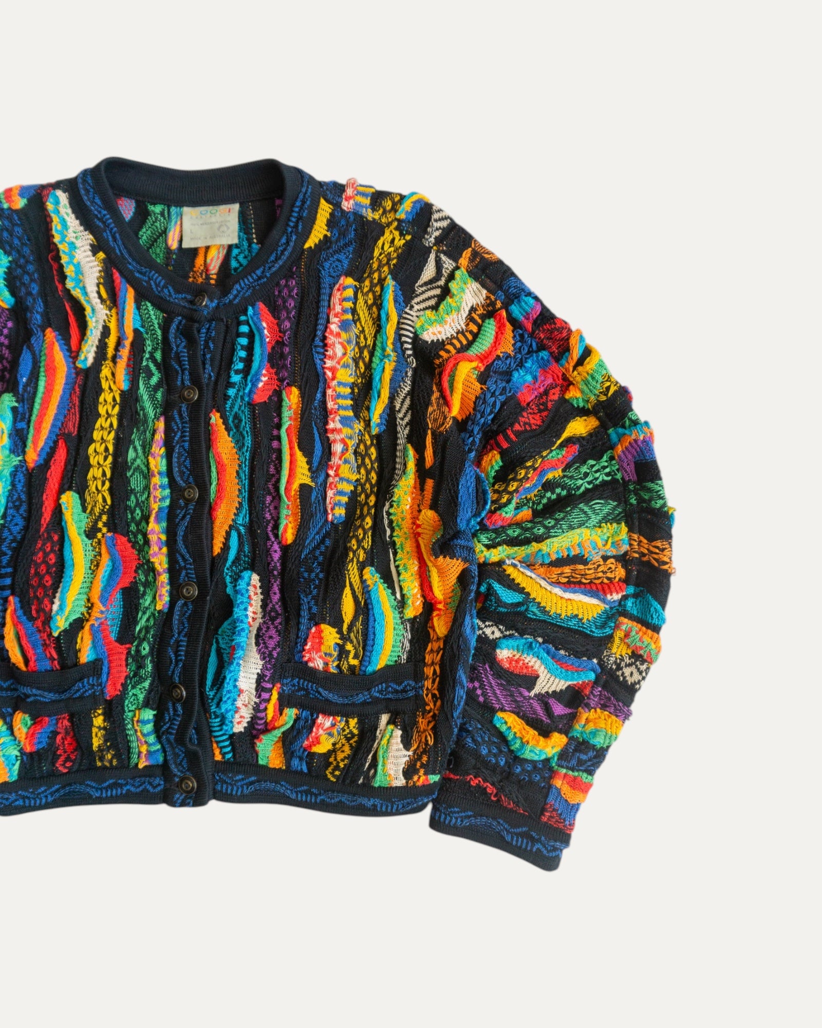 (S-M) 90’S VINTAGE COOGI CARDIGAN