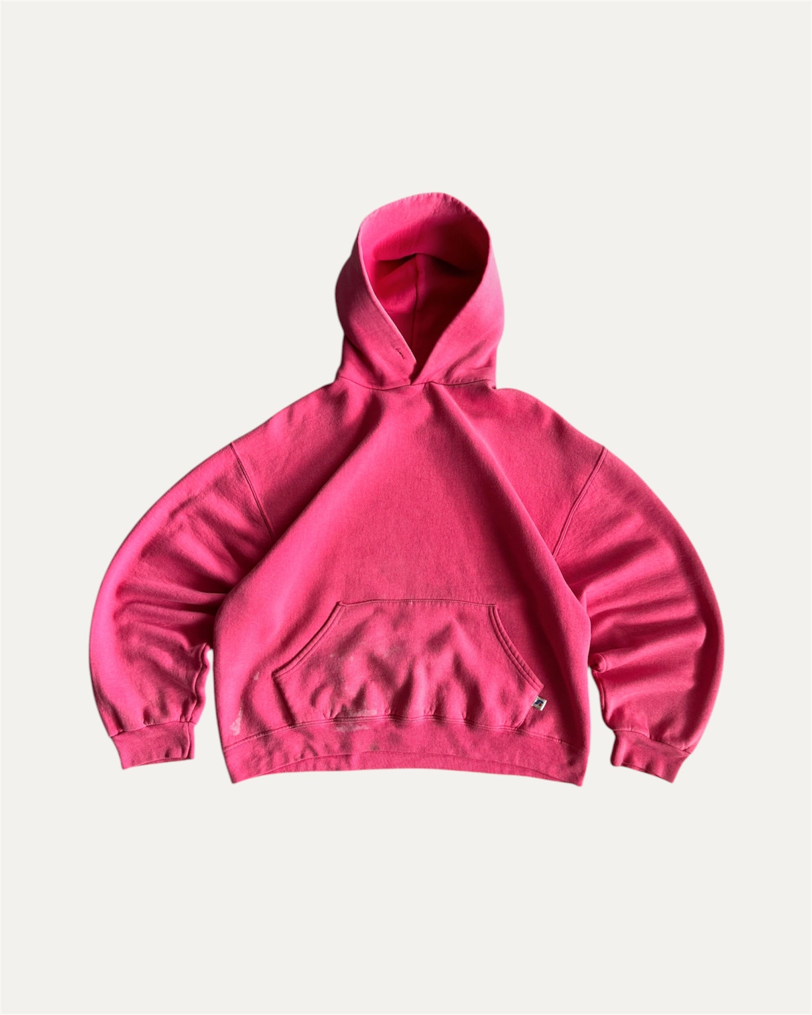 (L) VINTAGE RUSSELL ATHLETIC PINK HOODIE