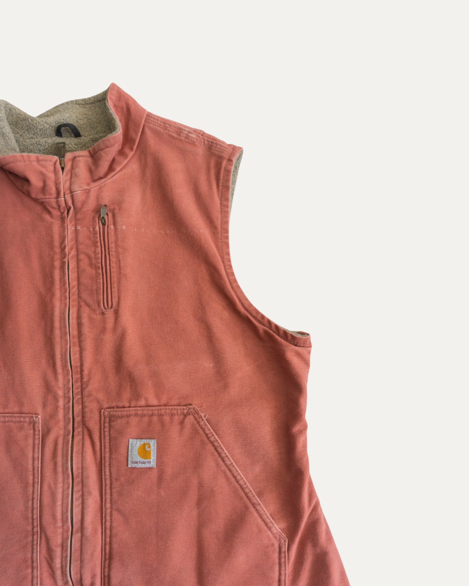 (XL) 90’S VINTAGE CARHARTT SALMÓN VEST
