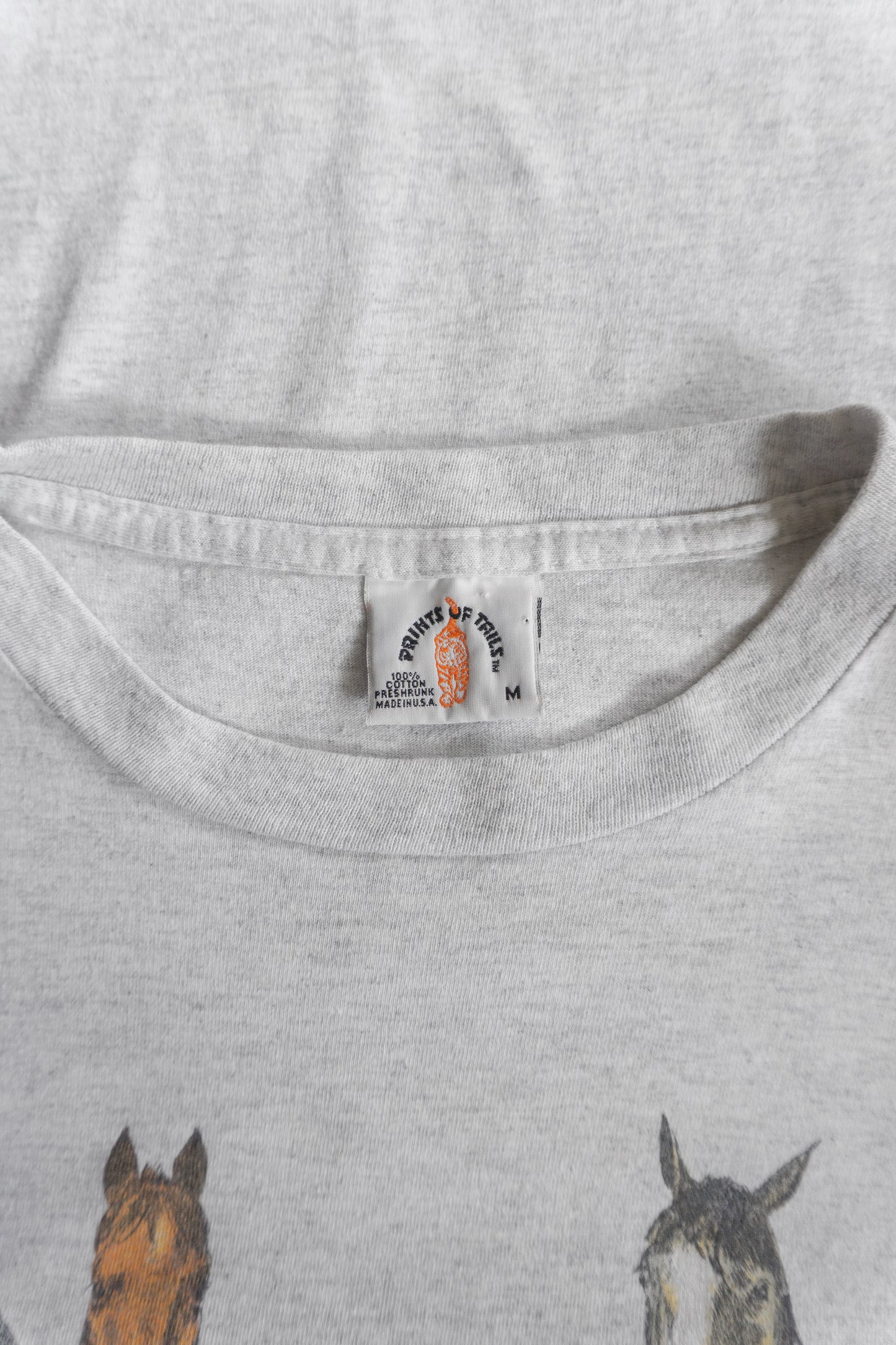 (M) 90’S VINTAGE HORSES ART TEE
