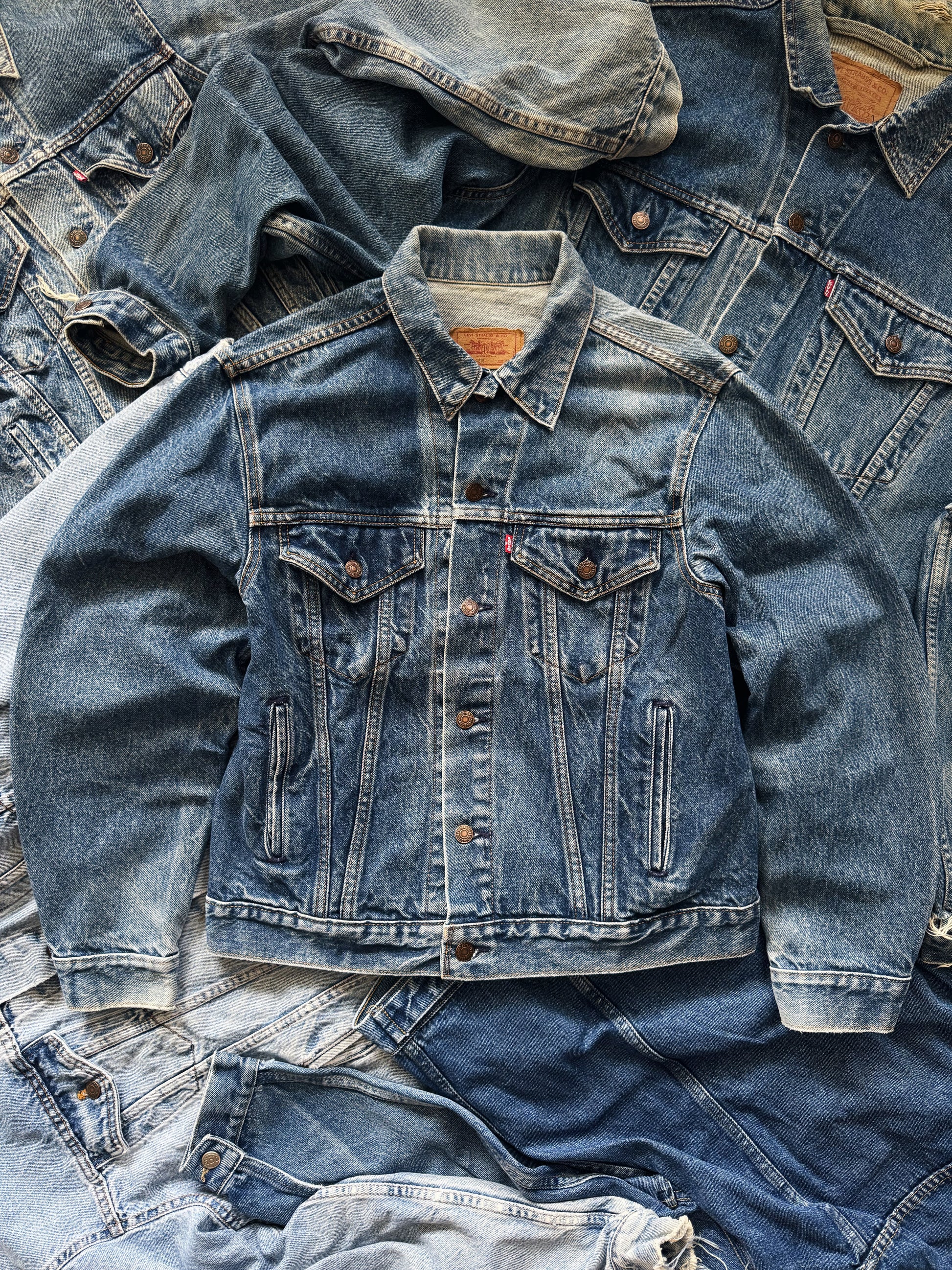 (M) 1980’S VINTAGE DENIM JACKET