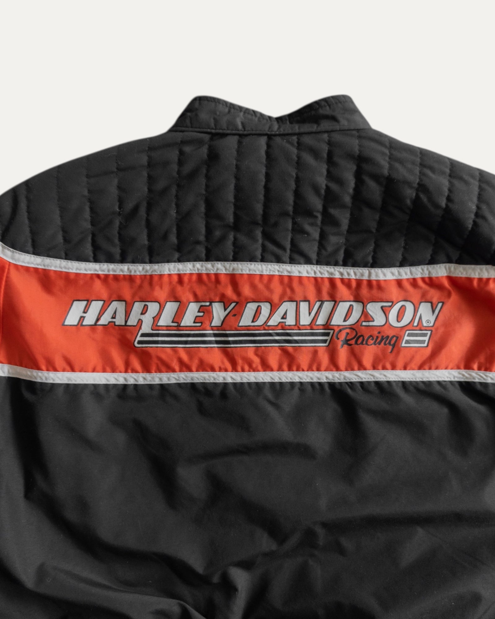 (M) VINTAGE HARLEY DAVIDSON BOMBER RACING JACKET