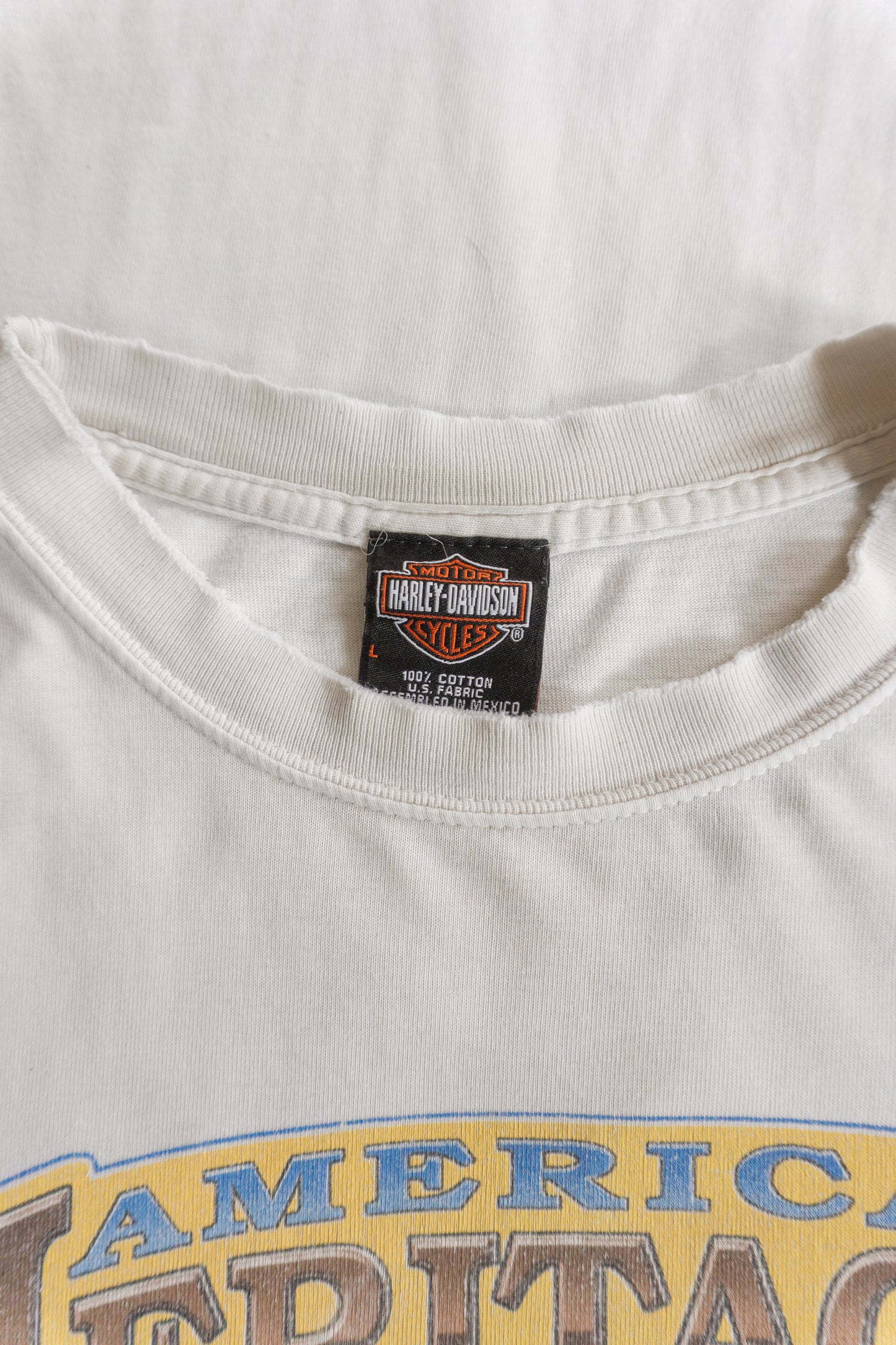(L) VINTAGE HARLEY DAVIDSON WOLF TEE