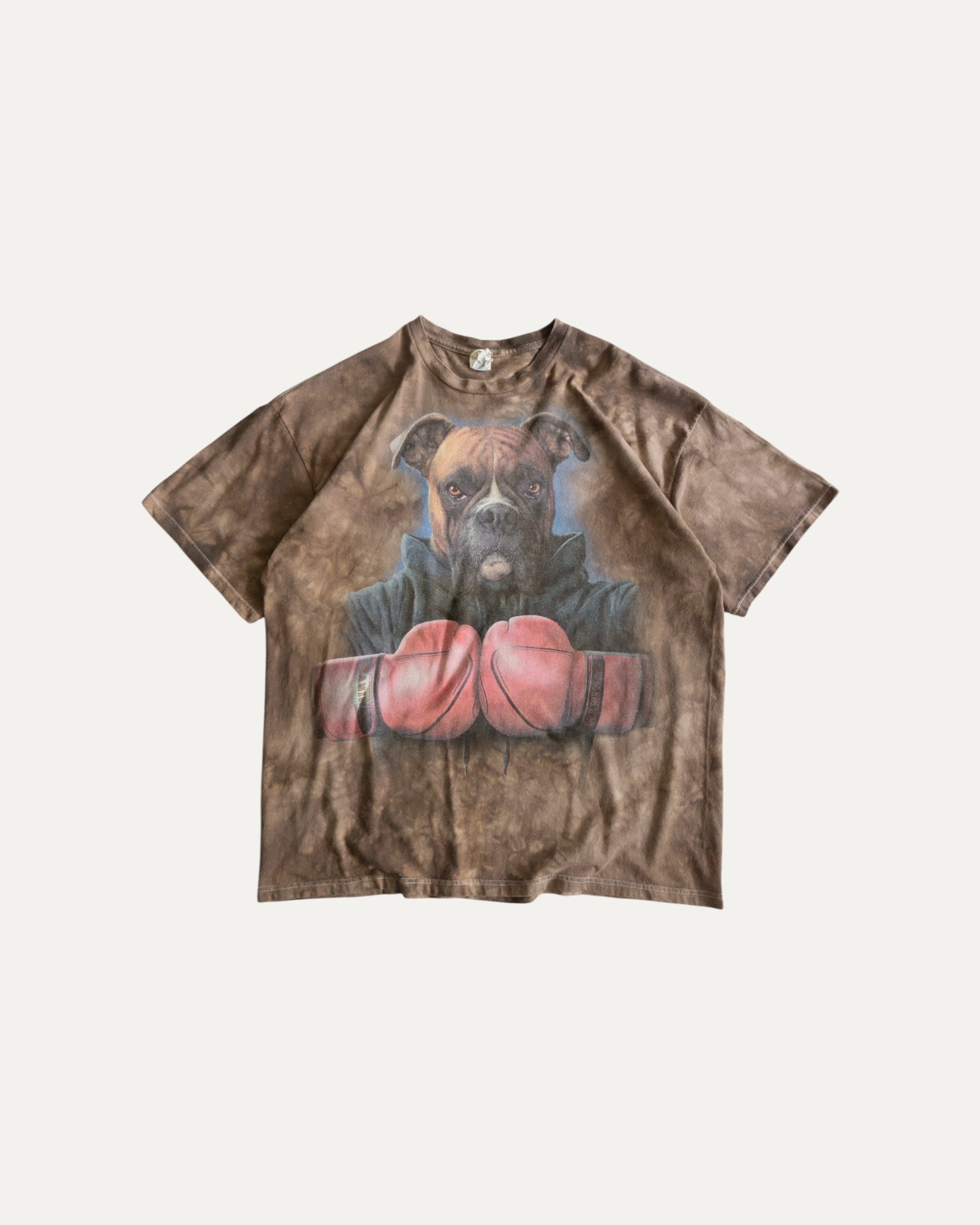 (XL) VINTAGE BOXER ROCKY ANIMAL ART TEE