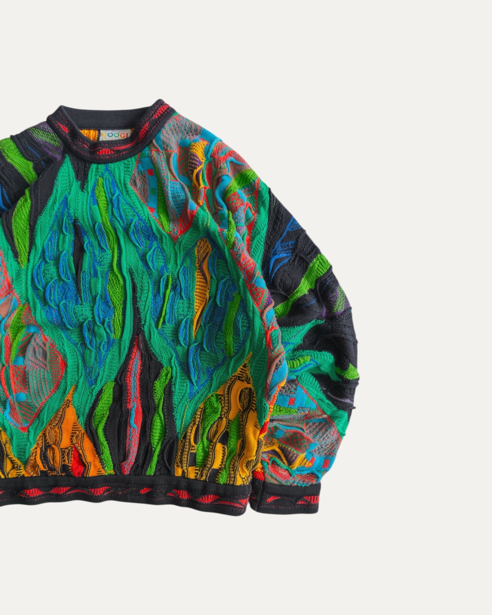 (M) 90’S VINTAGE COOGI 3D RARE SWEATER