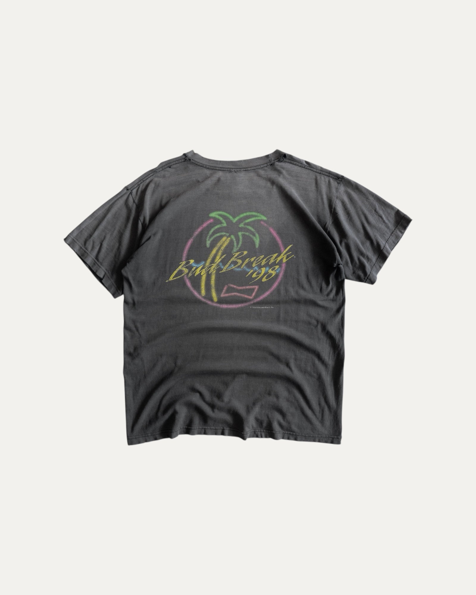 (L) 90’S VINTAGE BUDWEISER FADED X DISTRESSED TEE