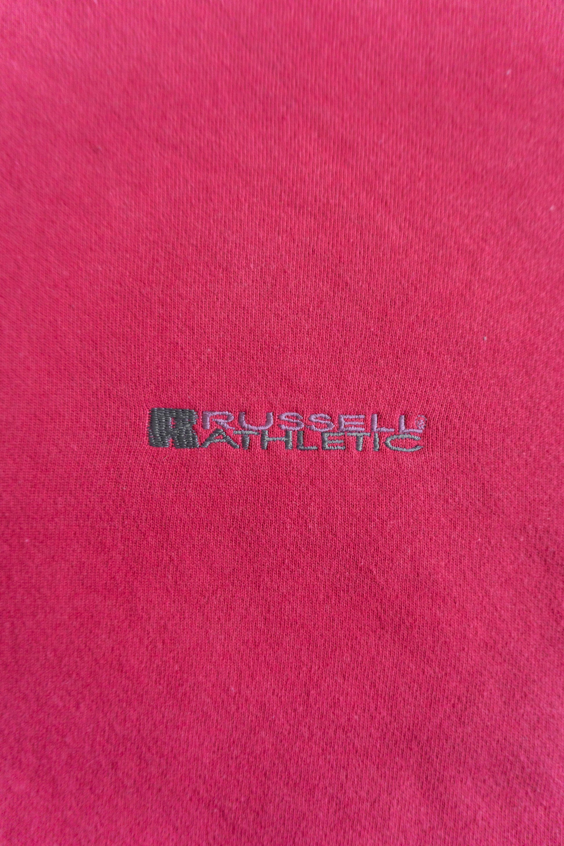 (BOXY M) 90’S VINTAGE RUSSELL PINK BOXY CREWNECK