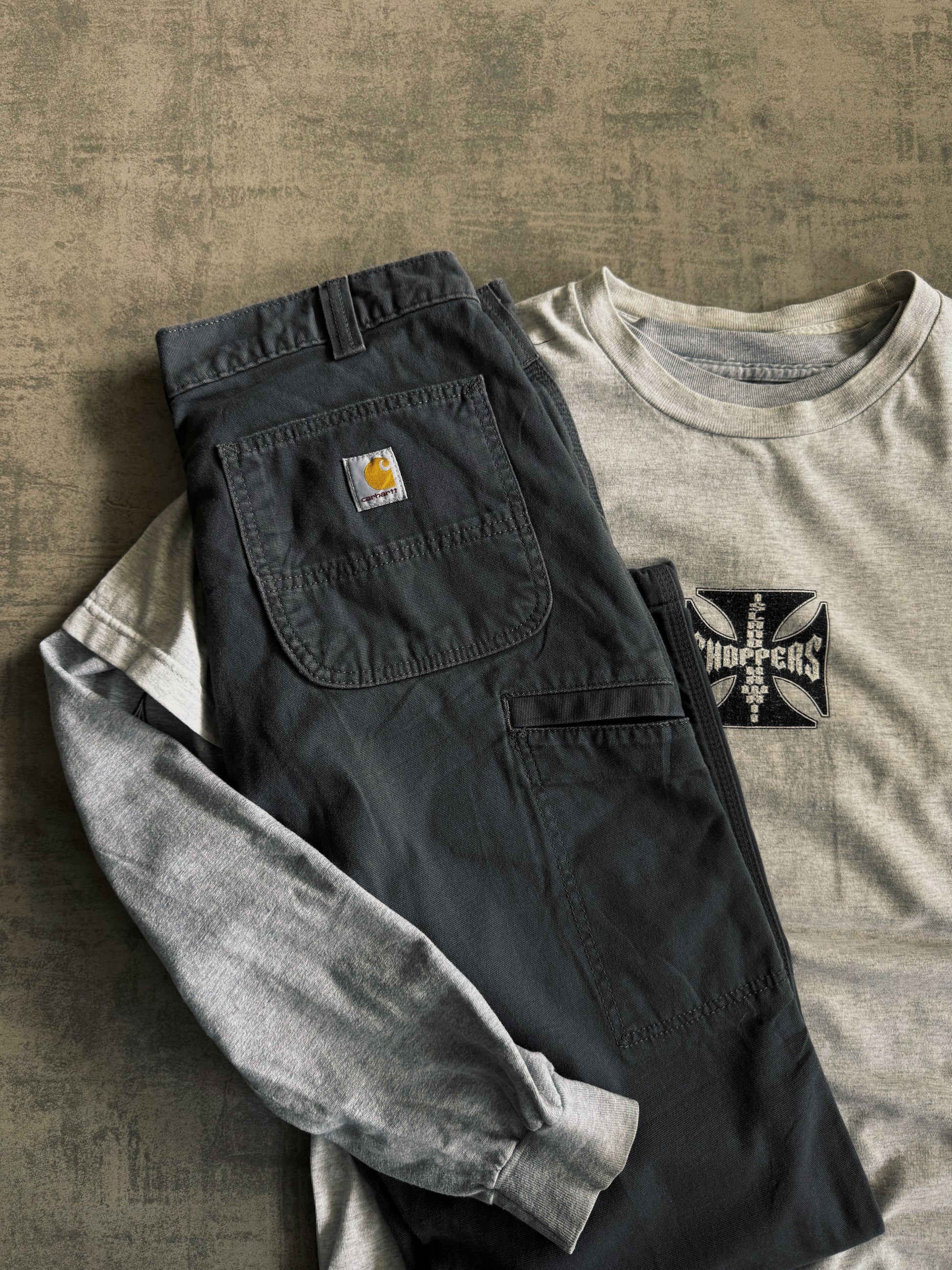CARHARTT GRAY PANTS - 34x32